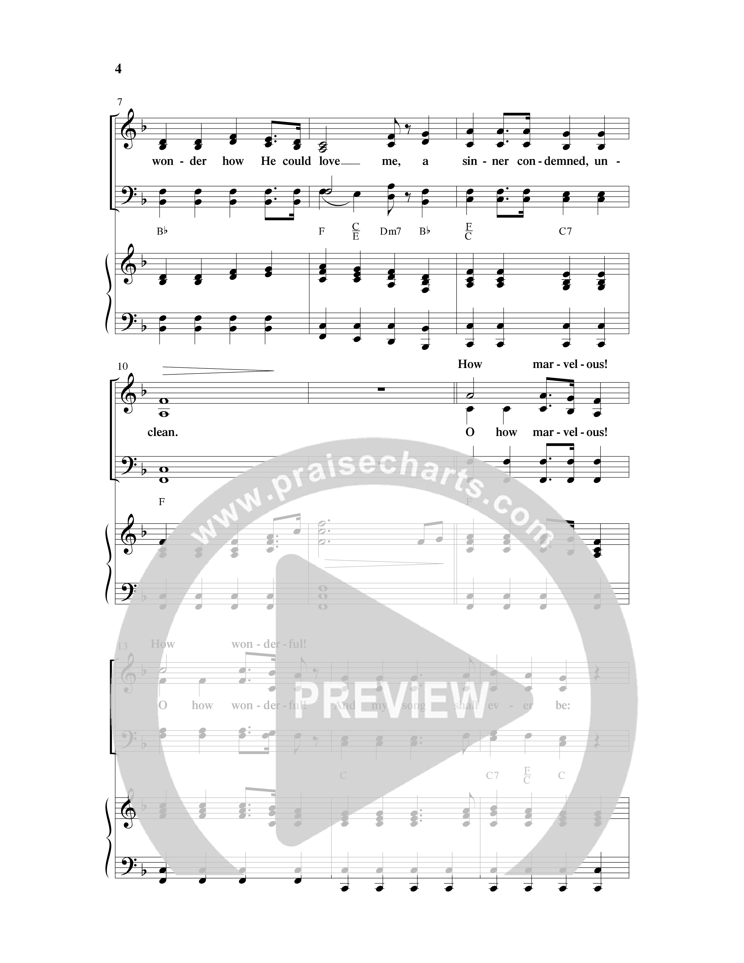 Because He Lives Amen (7 Song Choral Collection) Song 1 (Piano SATB) (Arr. David Wise / Orch. David Shipps)