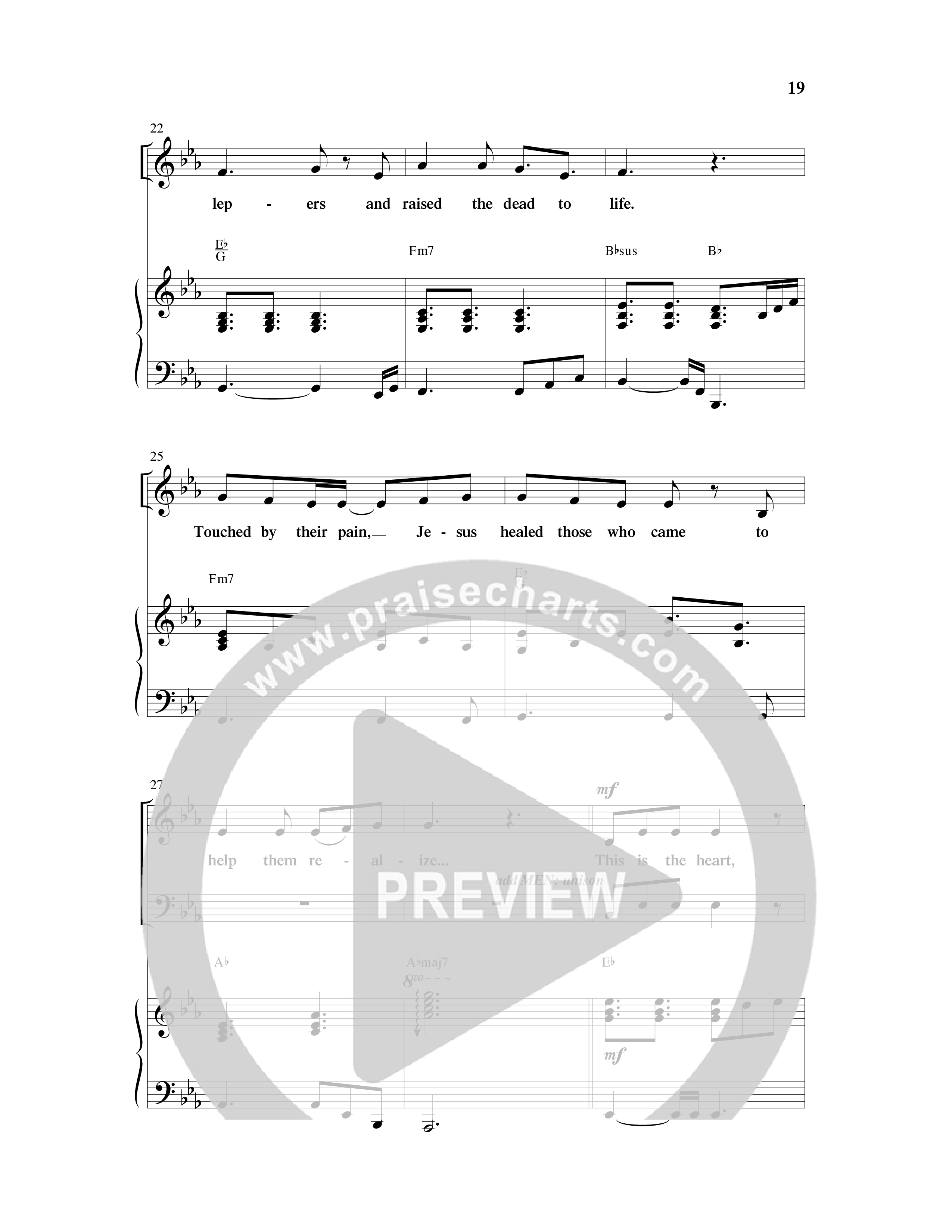 Because He Lives Amen (7 Song Choral Collection) Song 2 (Piano SATB) (Arr. David Wise / Orch. David Shipps)