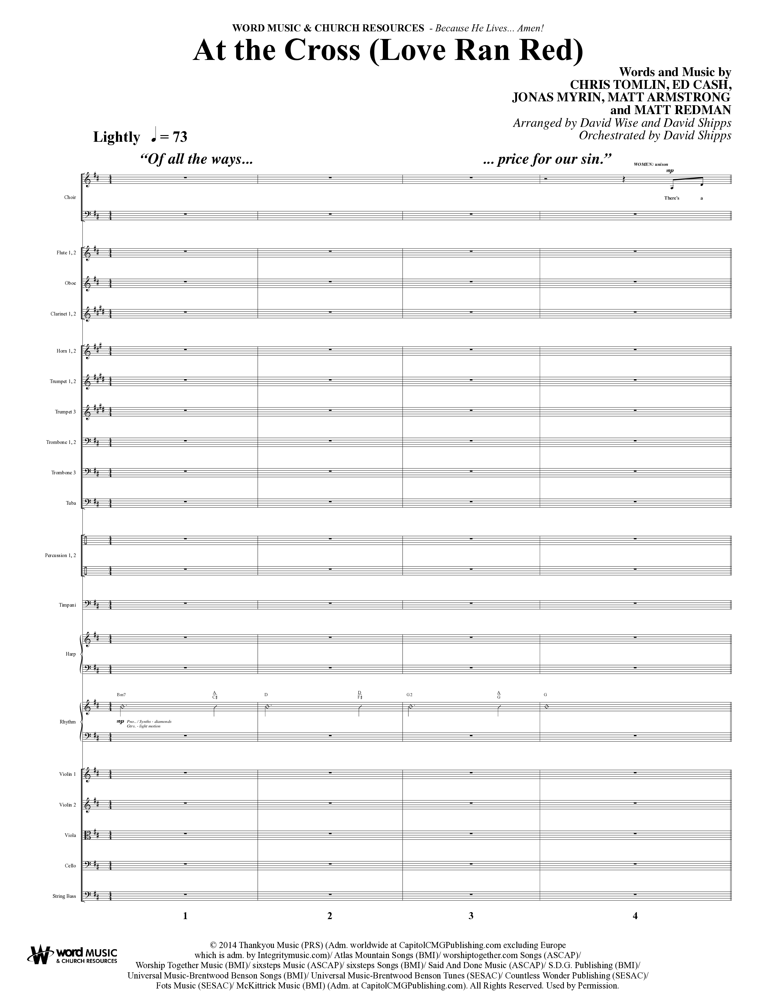 Because He Lives Amen (7 Song Choral Collection) Song 3 (Orchestration) (Arr. David Wise / Orch. David Shipps)
