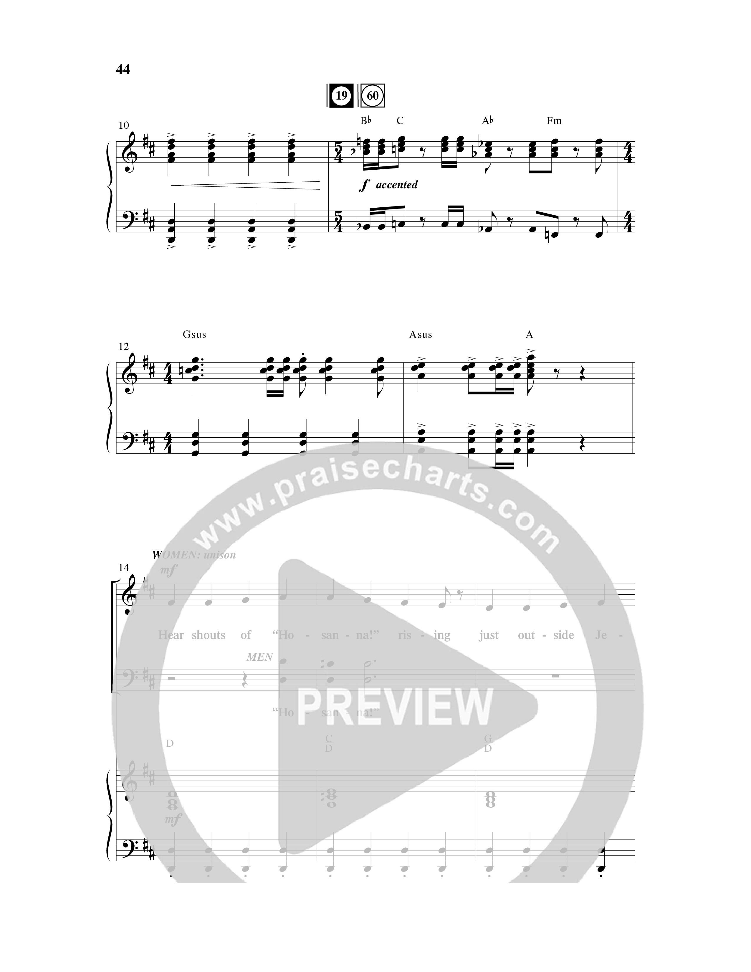 Because He Lives Amen (7 Song Choral Collection) Song 4 (Piano SATB) (Arr. David Wise / Orch. David Shipps)