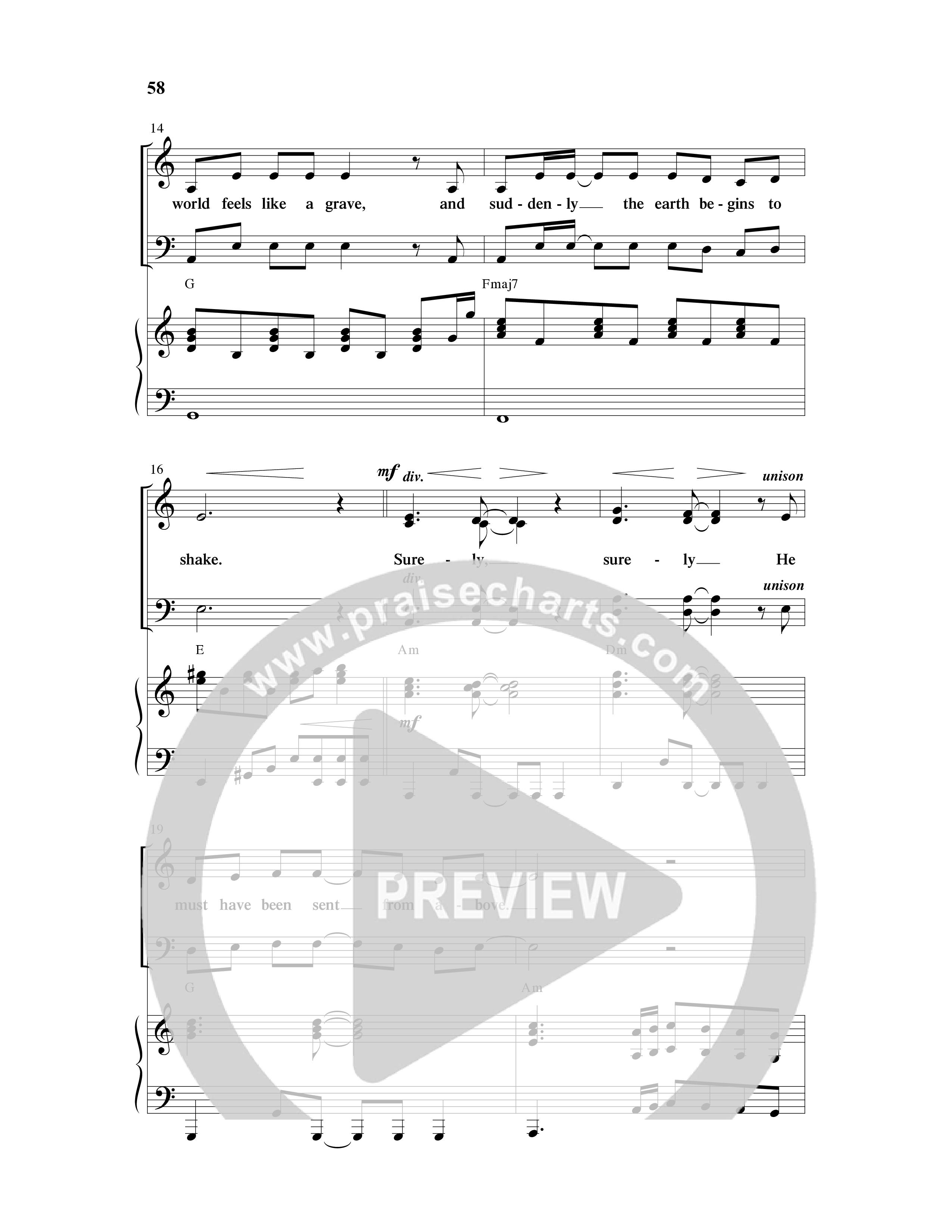 Because He Lives Amen (7 Song Choral Collection) Song 5 (Piano SATB) (Arr. David Wise / Orch. David Shipps)