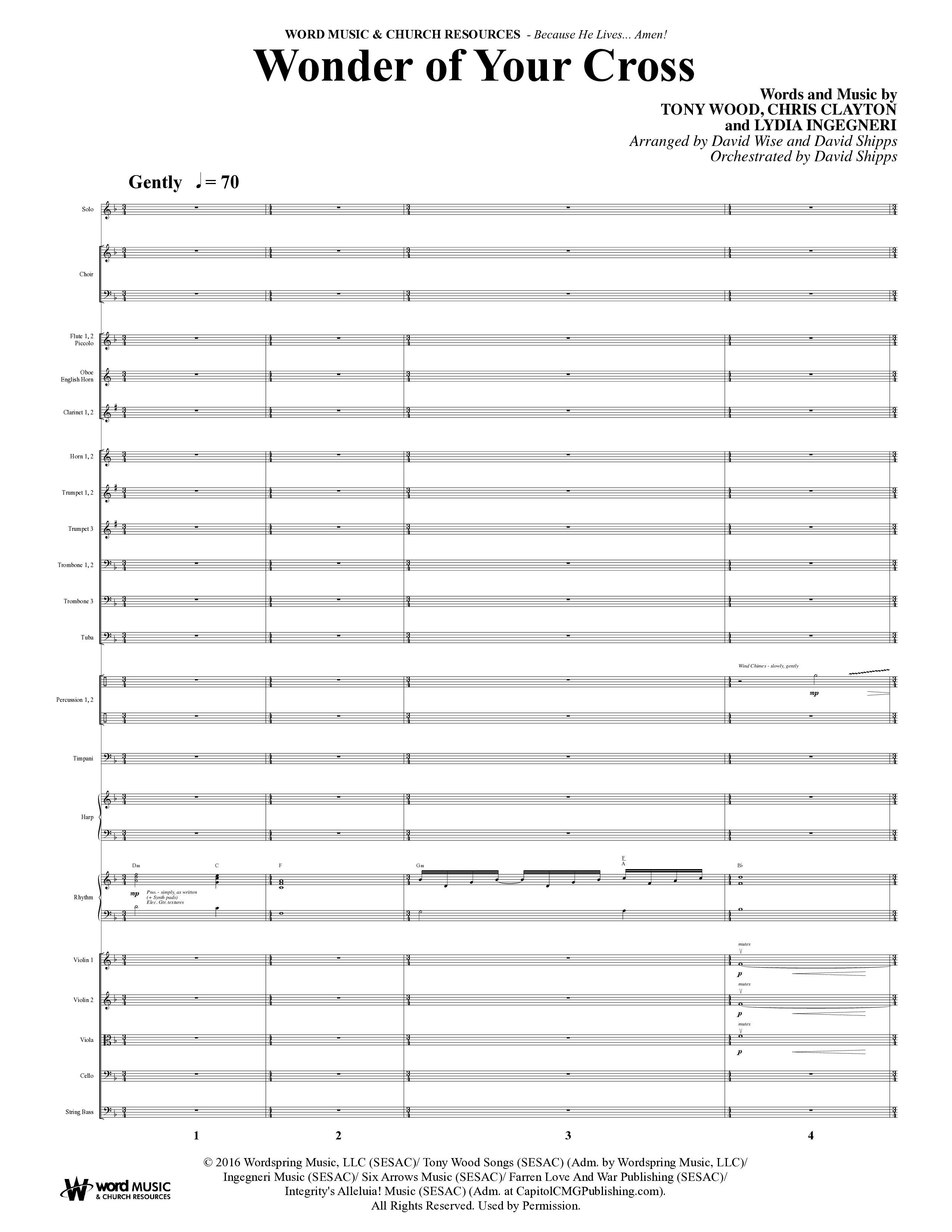 Because He Lives Amen (7 Song Choral Collection) Song 6 (Orchestration) (Arr. David Wise / Orch. David Shipps)