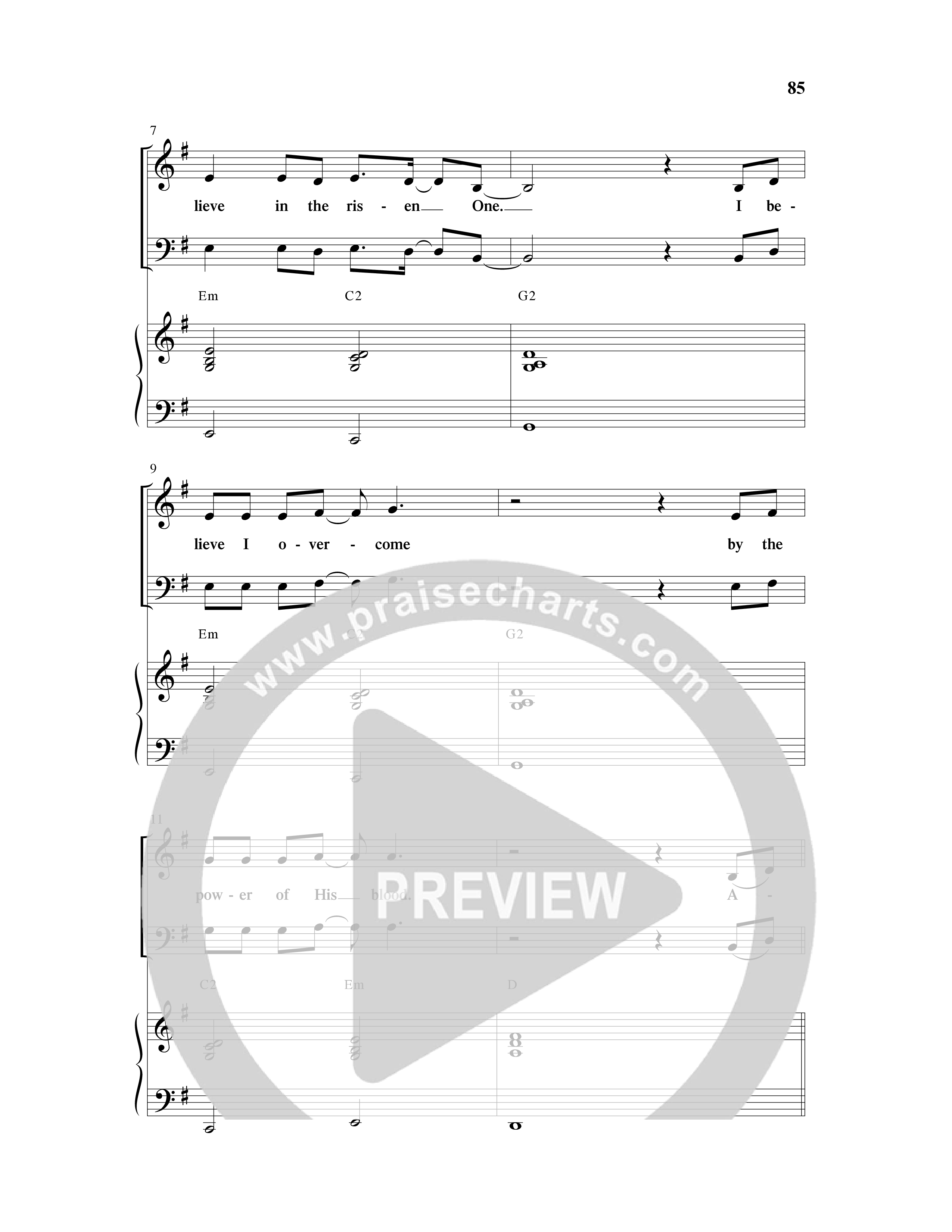 Because He Lives Amen (7 Song Choral Collection) Song 7 (Piano SATB) (Arr. David Wise / Orch. David Shipps)