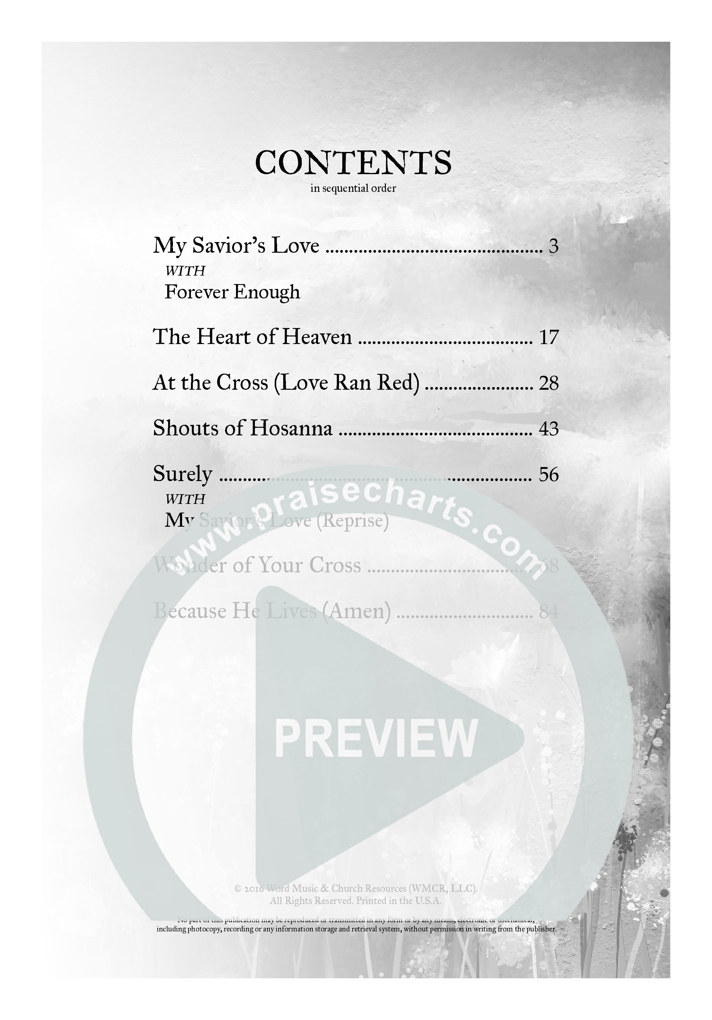 Because He Lives Amen (7 Song Choral Collection) Choral Book (Arr. David Wise / Orch. David Shipps)