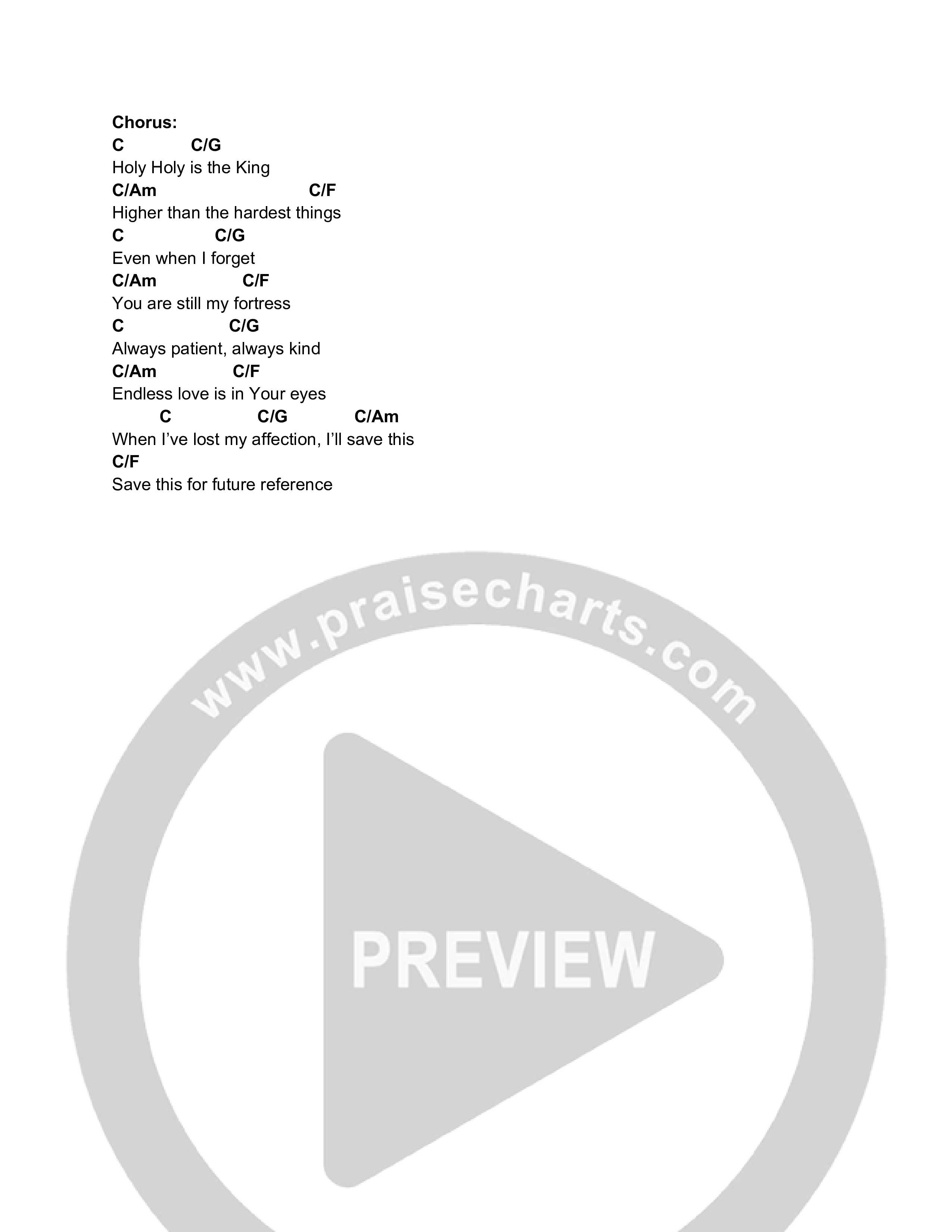 For Future Reference Chord Chart (Darthy)