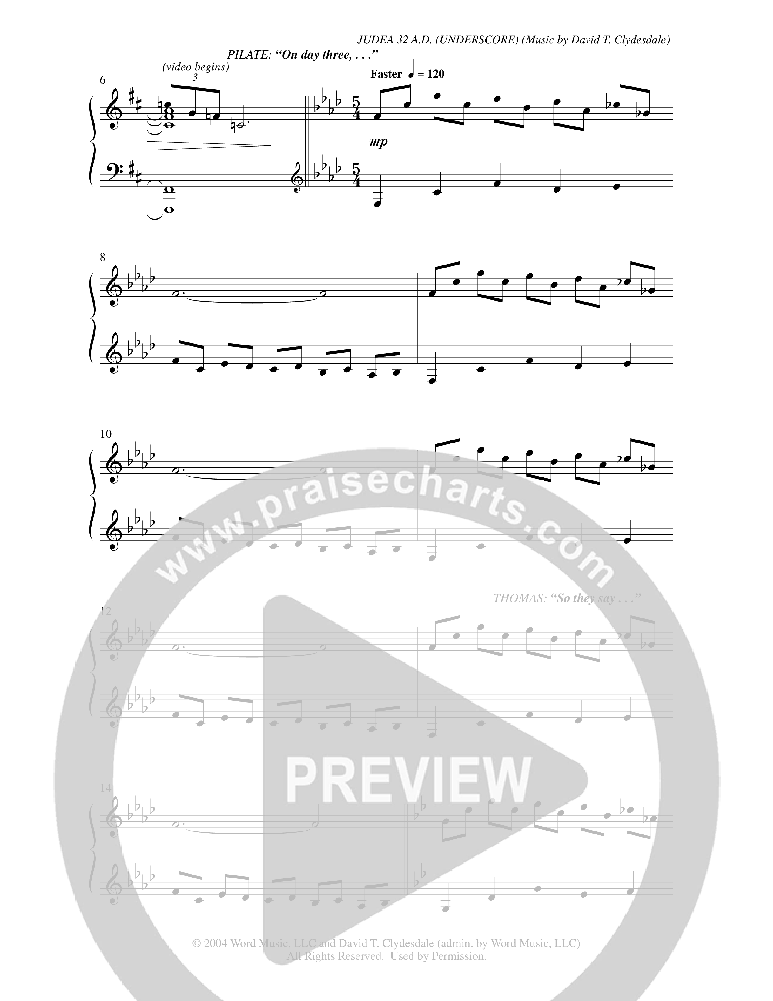 Believe (10 Song Choral Collection) Song 10 (Piano SATB) (Arr. David Clydesdale)