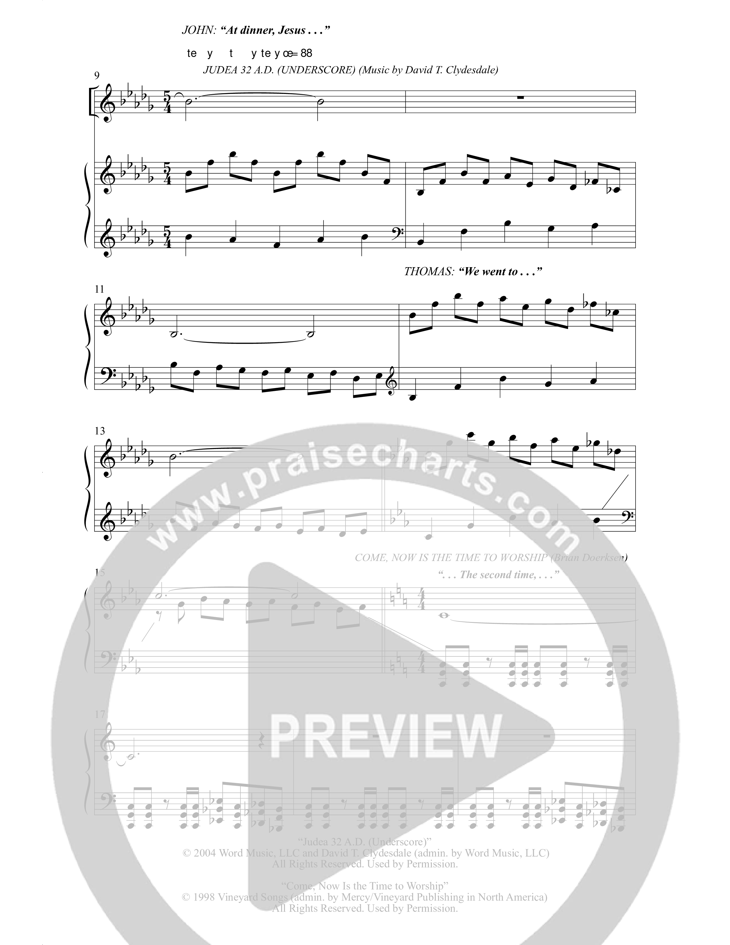 Believe (10 Song Choral Collection) Song 5 (Piano SATB) (Arr. David Clydesdale)