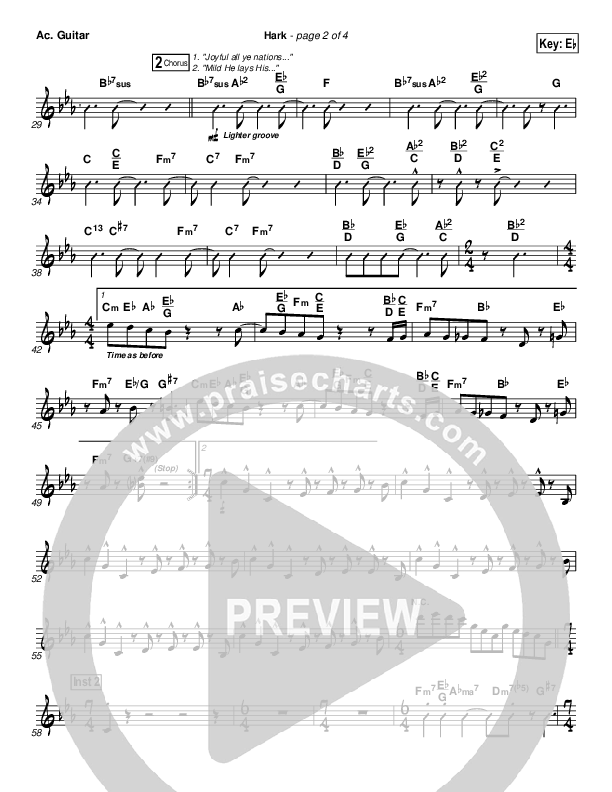 Hark Acoustic Guitar (Israel Houghton)