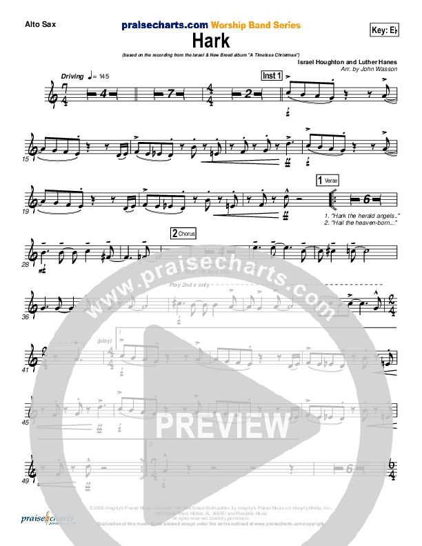 Hark Alto Sax (Israel Houghton)