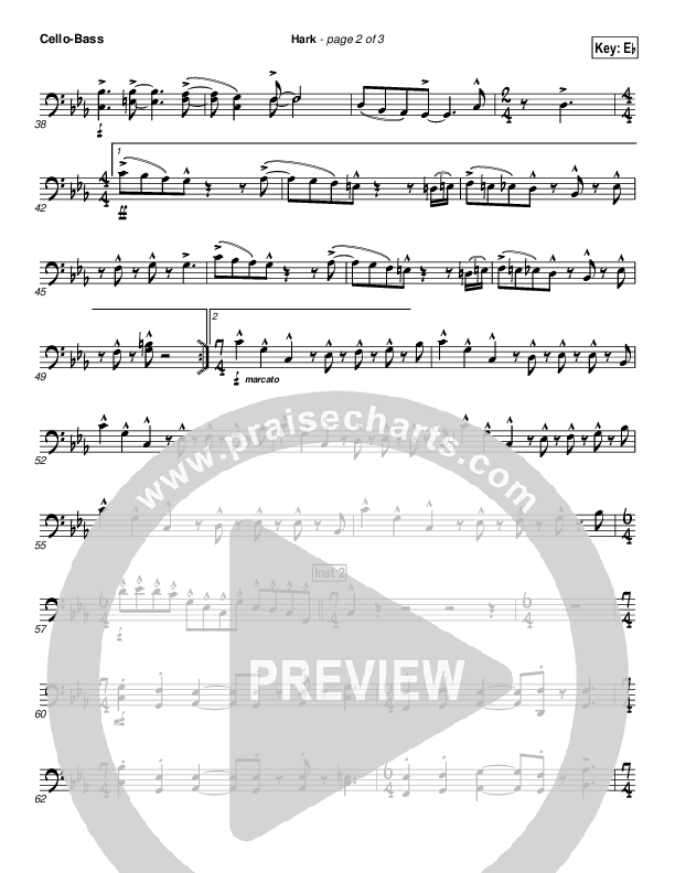 Hark Cello/Bass (Israel Houghton)