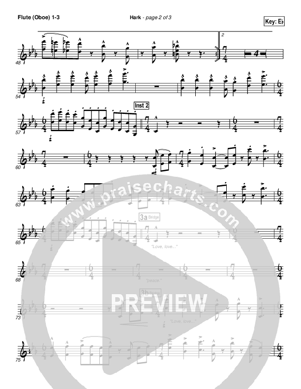 Hark Flute/Oboe 1/2/3 (Israel Houghton)