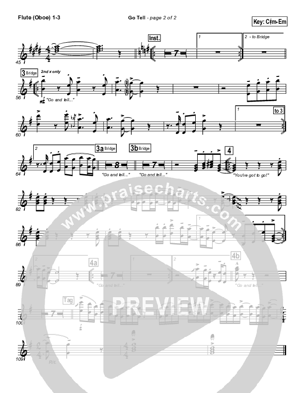 Go Tell Wind Pack (Israel Houghton)