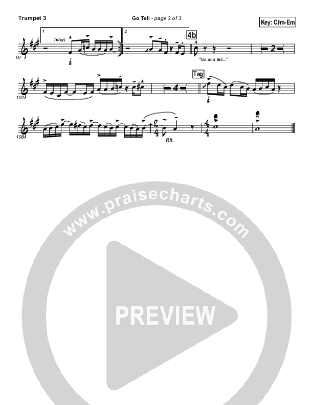 Go Tell Trumpet 3 (Israel Houghton)