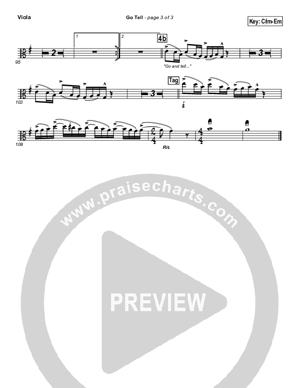 Go Tell Viola (Israel Houghton)