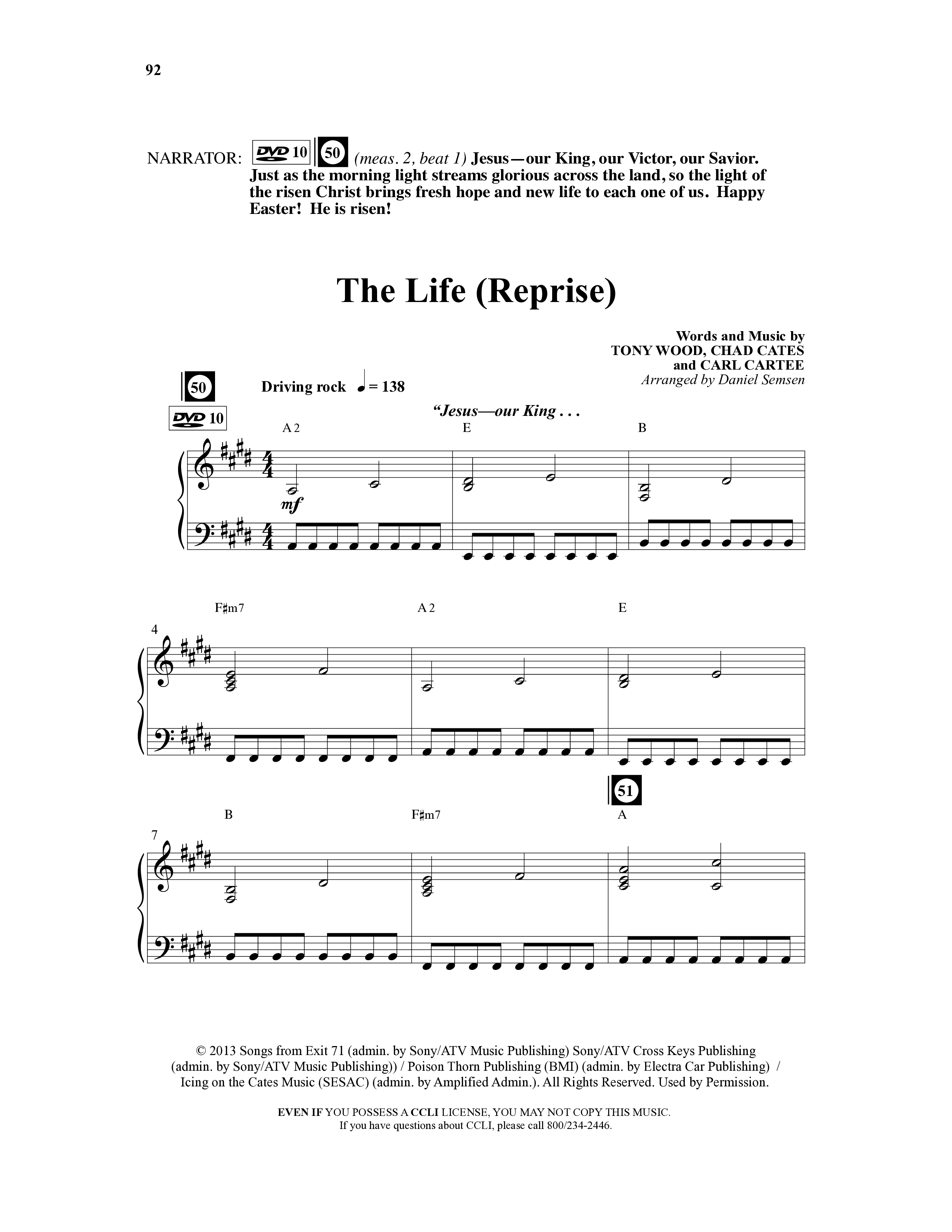 Blessed Dawn (10 Song Choral Collection) Song 10 (Piano SATB) (Arr. Daniel Semsen)