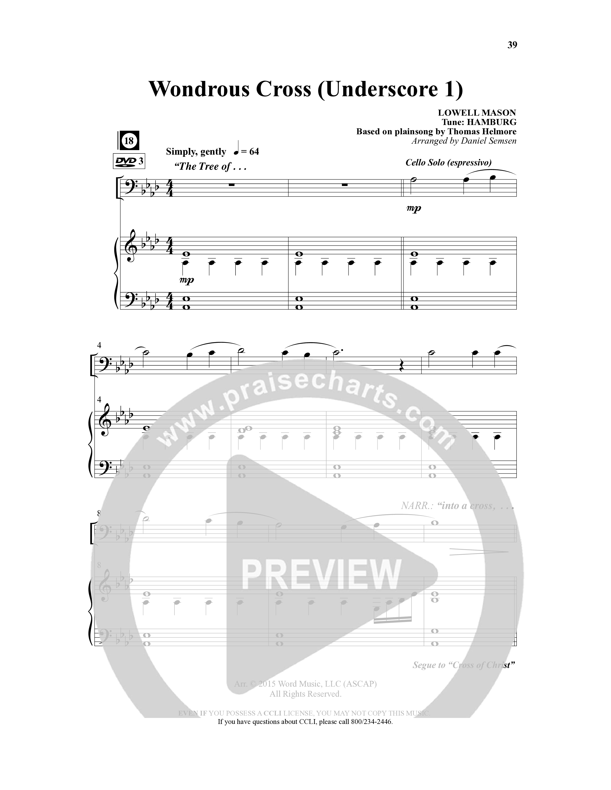 Blessed Dawn (10 Song Choral Collection) Song 3 (Piano SATB) (Arr. Daniel Semsen)