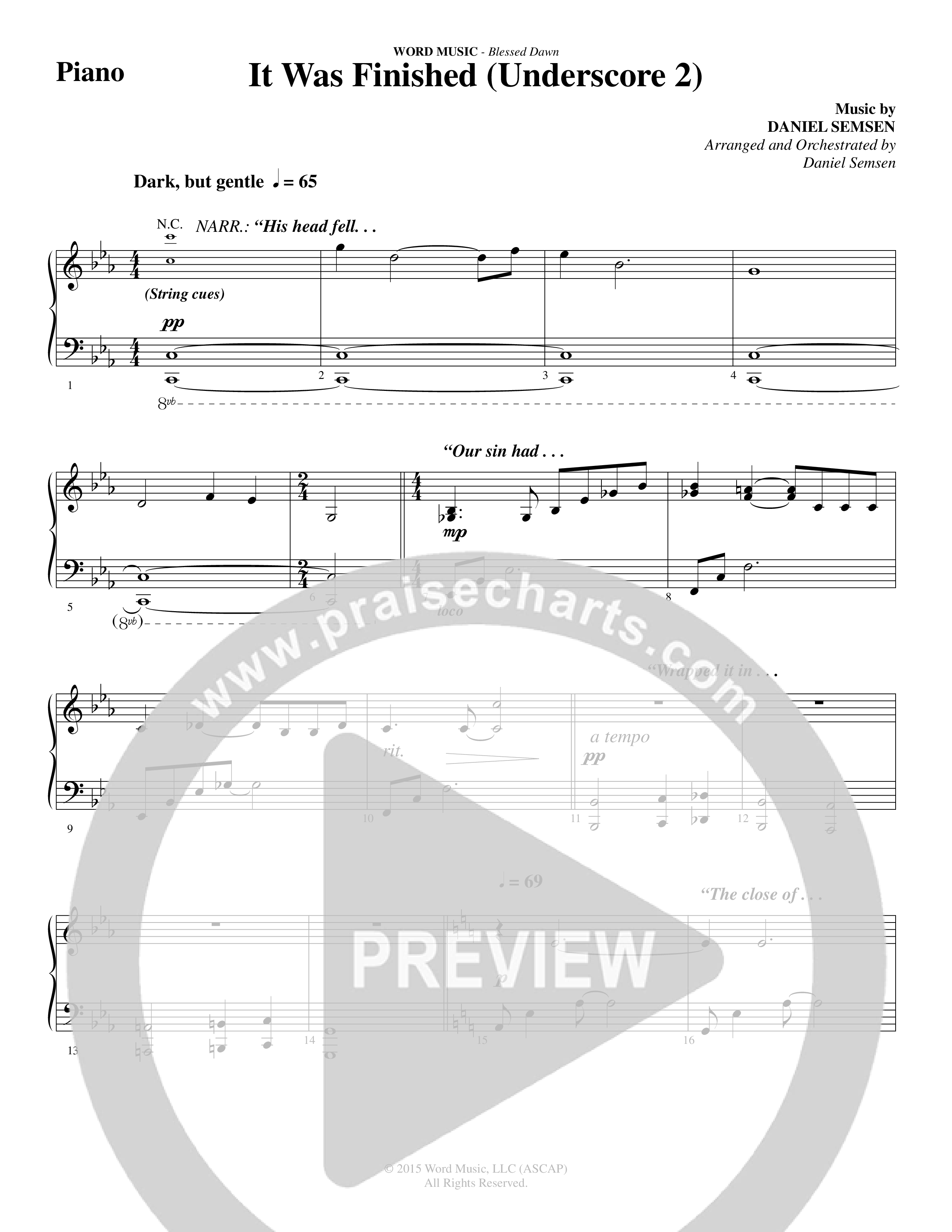 Blessed Dawn (10 Song Choral Collection) Song 5 (Orchestration) (Arr. Daniel Semsen)