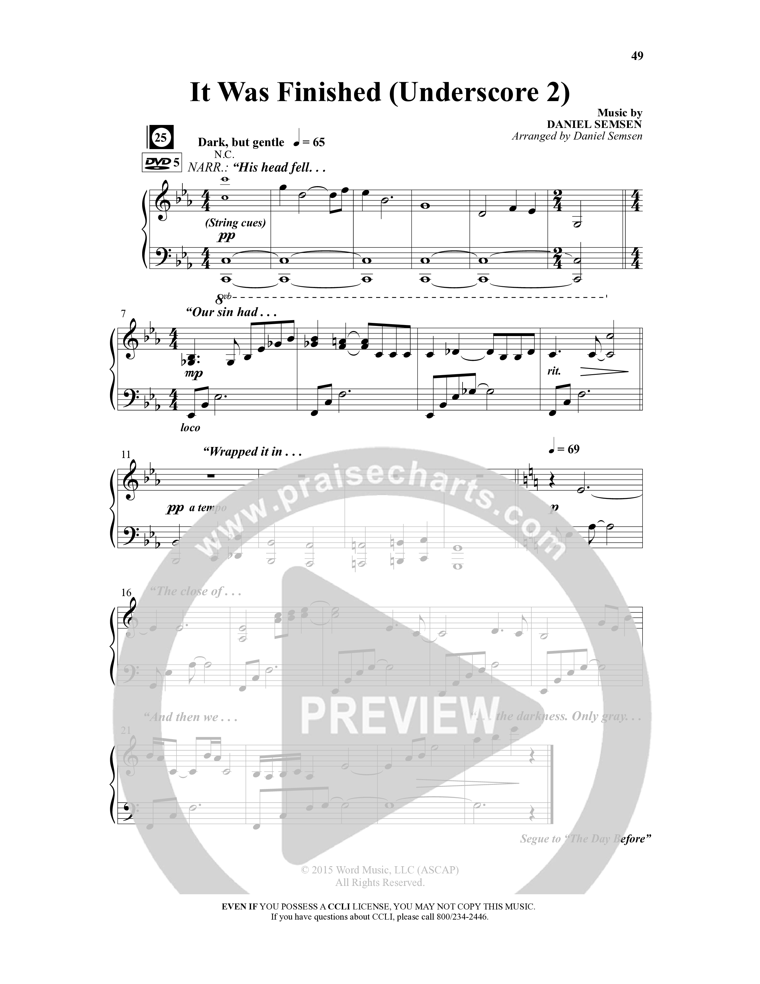 Blessed Dawn (10 Song Choral Collection) Song 5 (Piano SATB) (Arr. Daniel Semsen)
