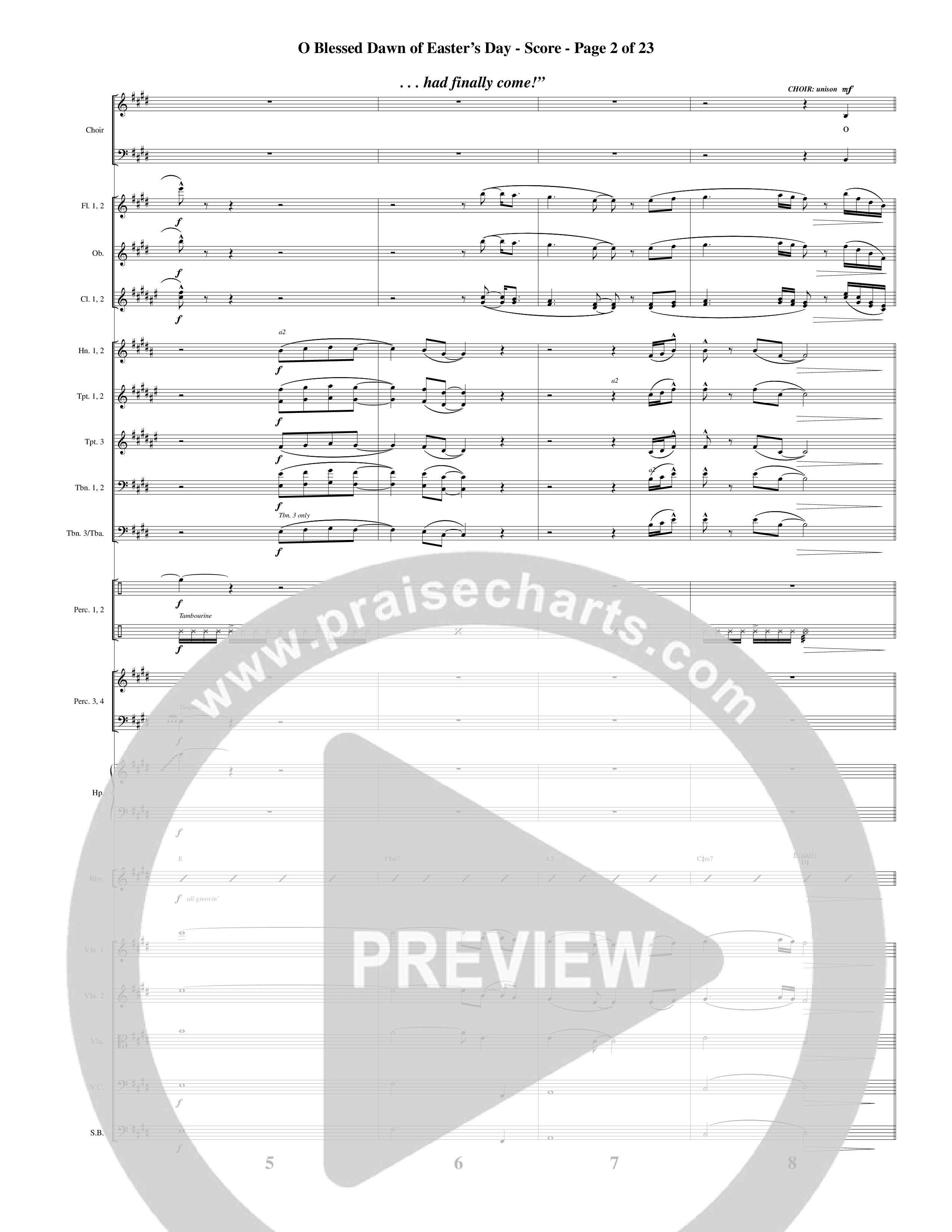 Blessed Dawn (10 Song Choral Collection) Song 8 (Orchestration) (Arr. Daniel Semsen)
