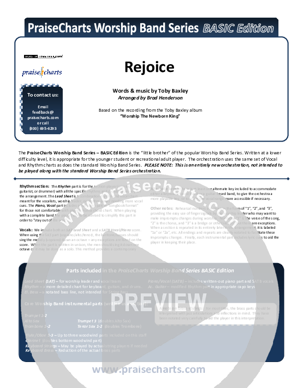 Rejoice Cover Sheet ()