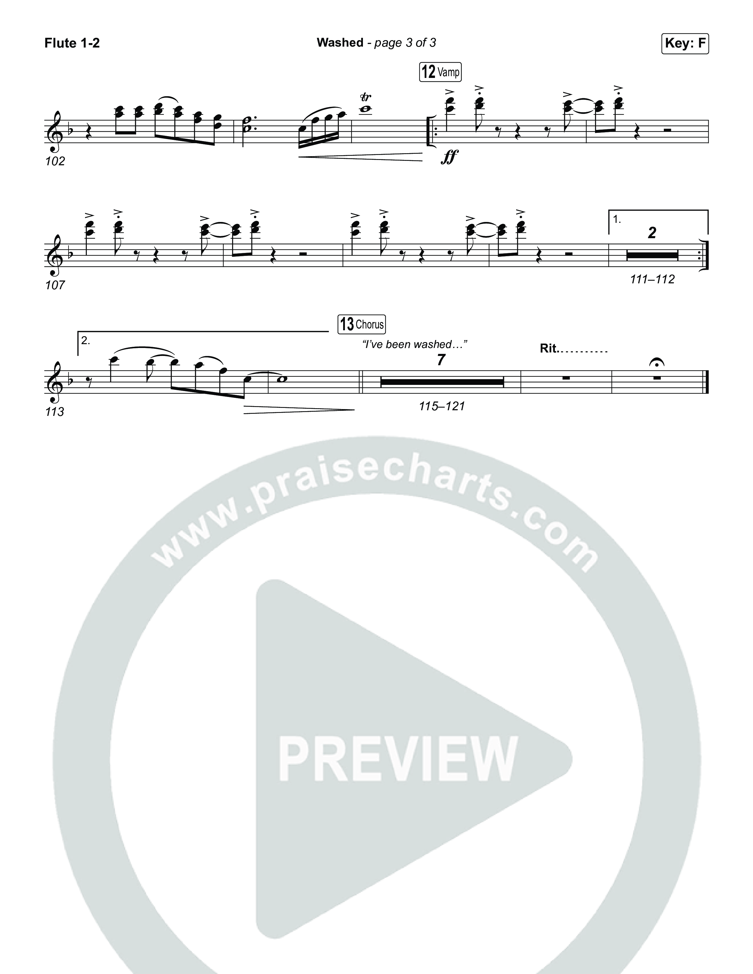 Washed (Sing It Now) Wind Pack (ELEVATION RHYTHM / Arr. Luke Gambill)