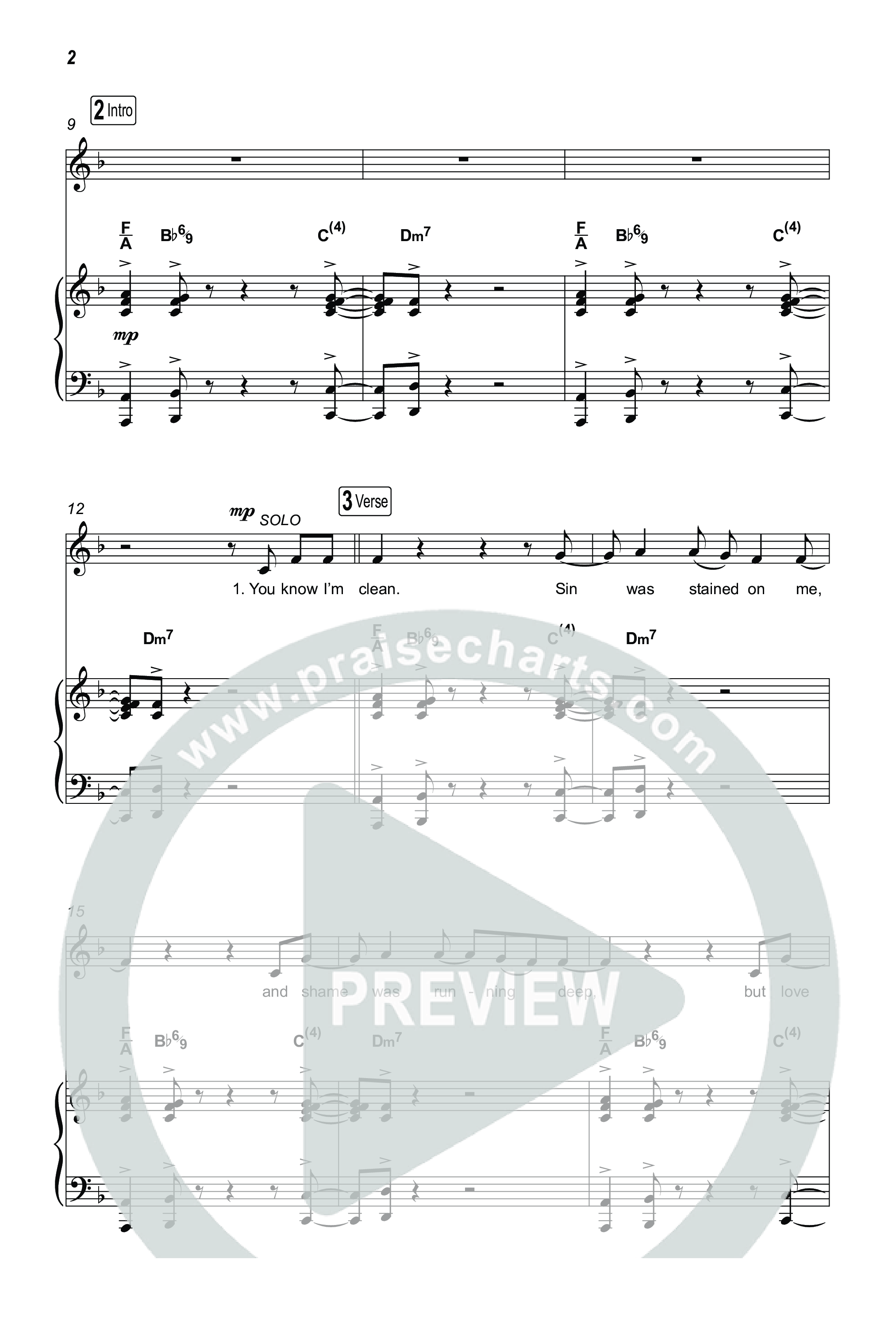 Washed (Sing It Now) Octavo (SATB & Pno) (ELEVATION RHYTHM / Arr. Luke Gambill)