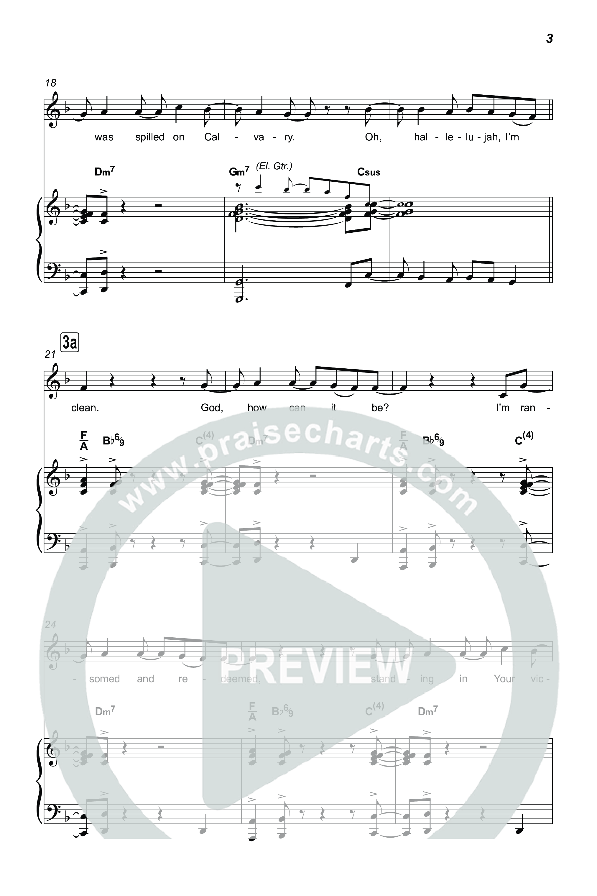 Washed (Sing It Now) Octavo (SATB & Pno) (ELEVATION RHYTHM / Arr. Luke Gambill)