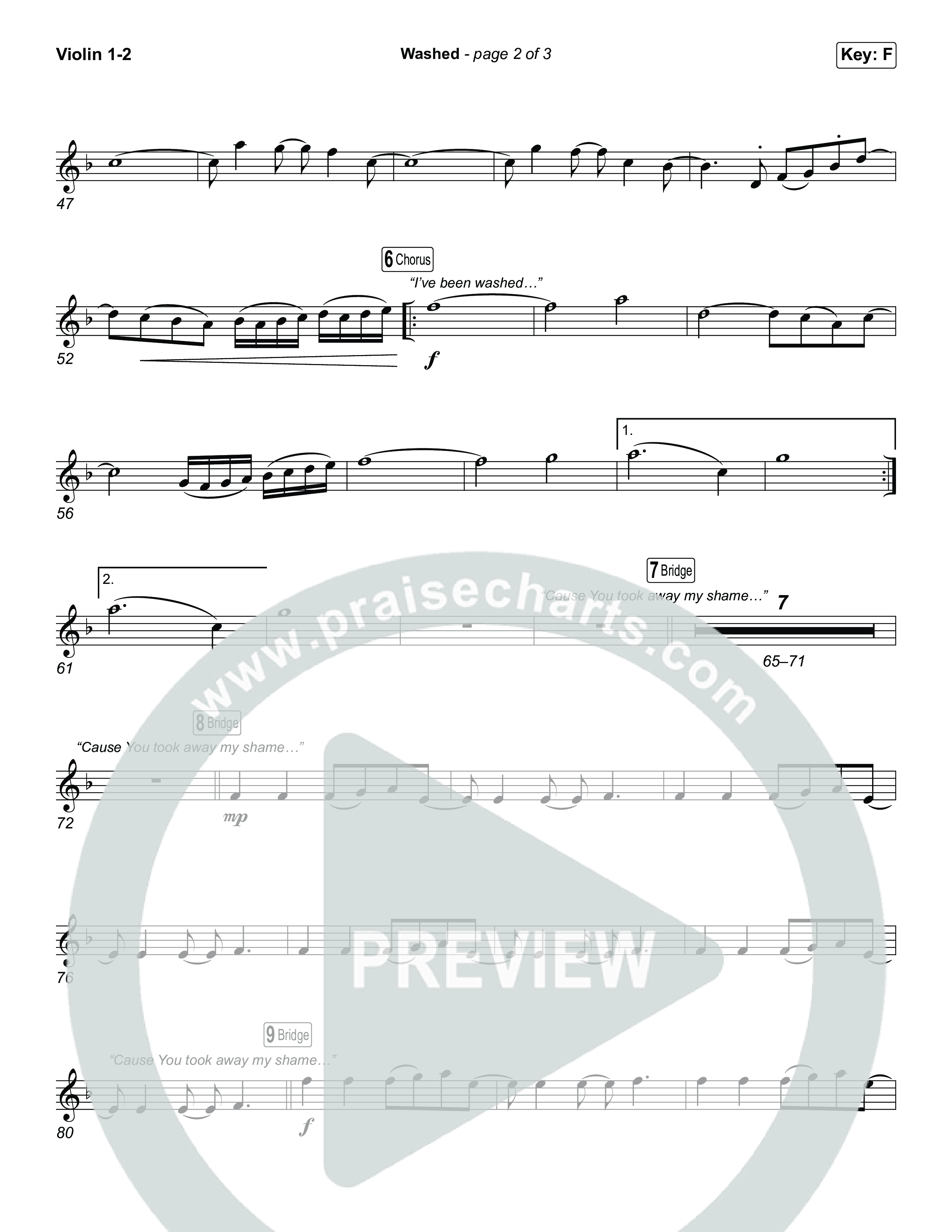 Washed (Sing It Now) String Pack (ELEVATION RHYTHM / Arr. Luke Gambill)