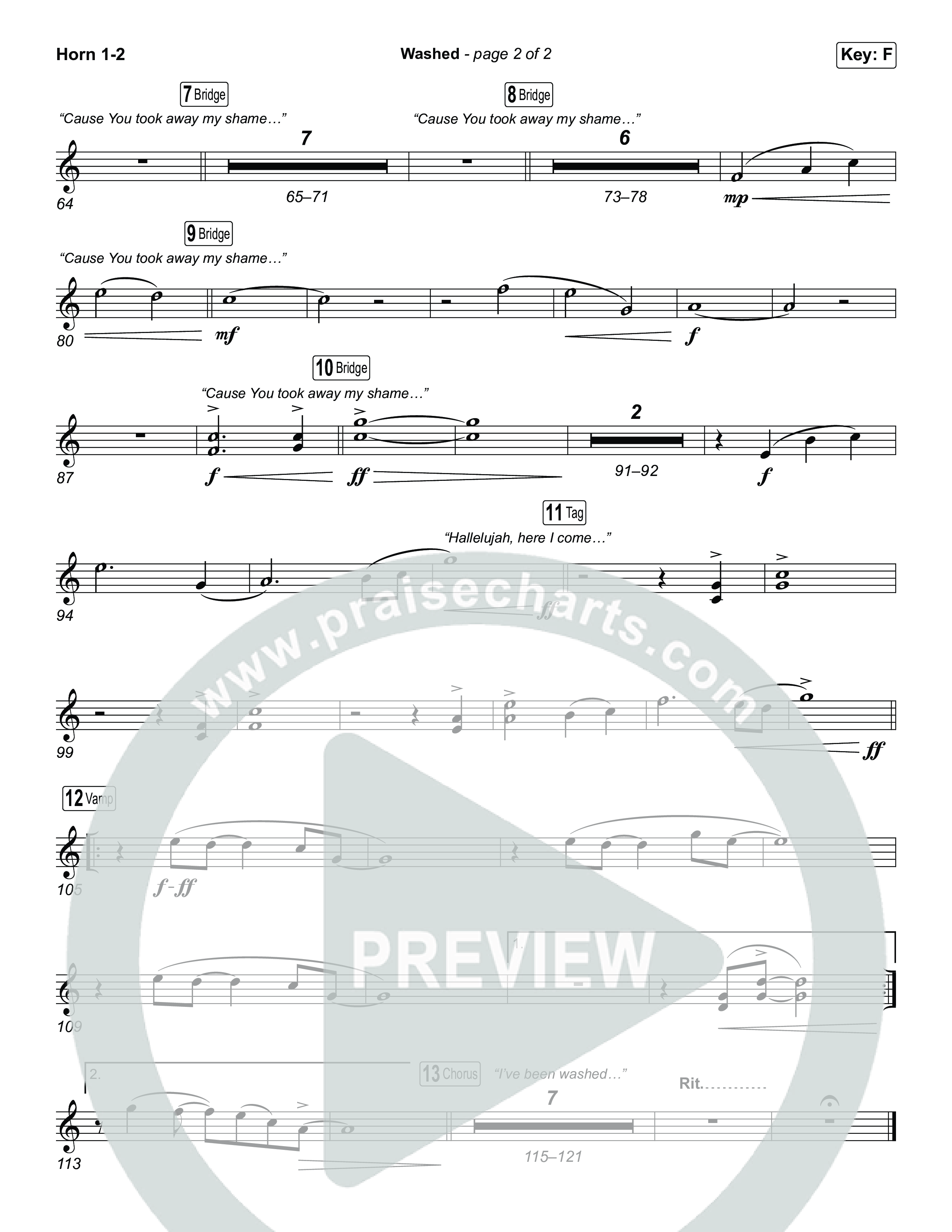 Washed (Unison/2-Part) Brass Pack (ELEVATION RHYTHM / Arr. Luke Gambill)