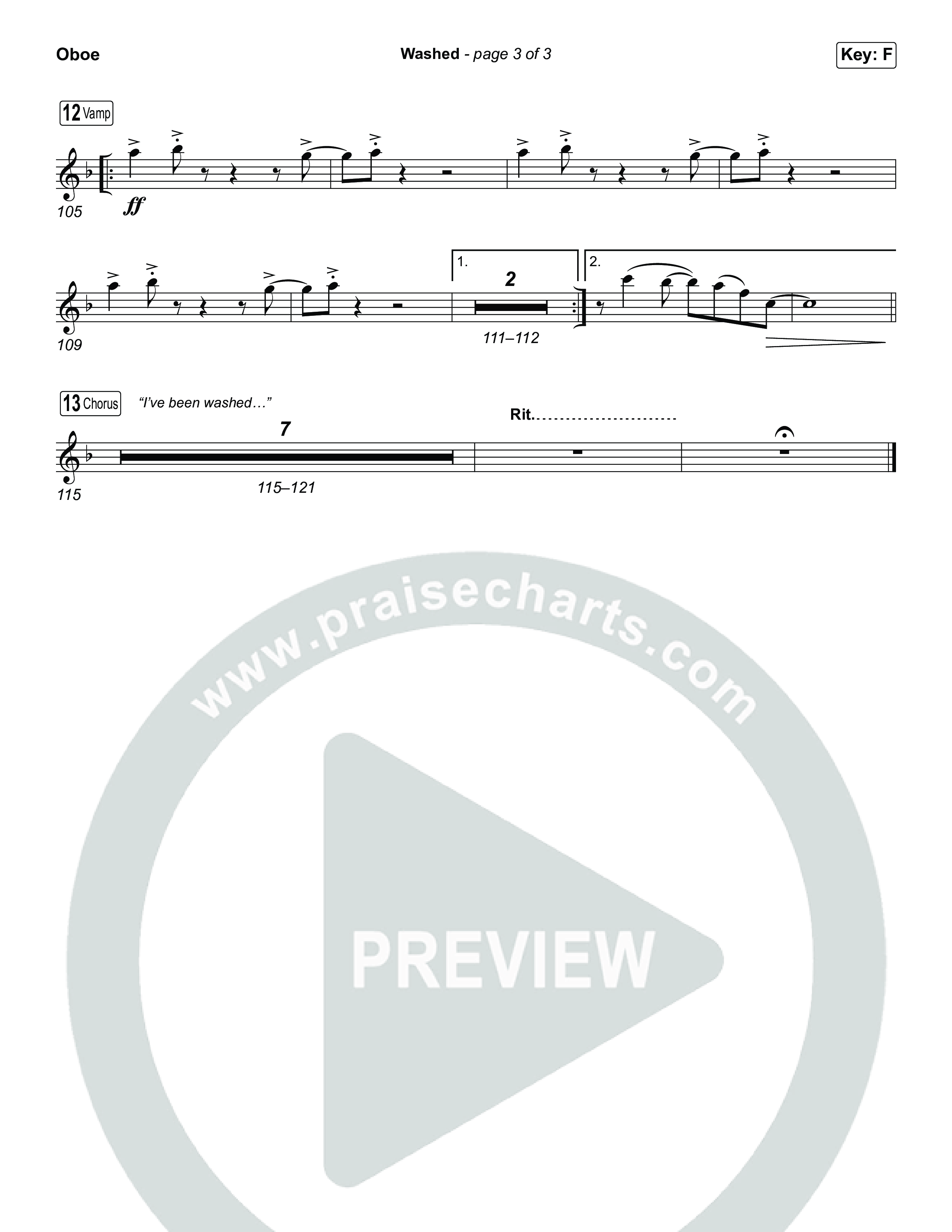 Washed (Unison/2-Part) Oboe (ELEVATION RHYTHM / Arr. Luke Gambill)