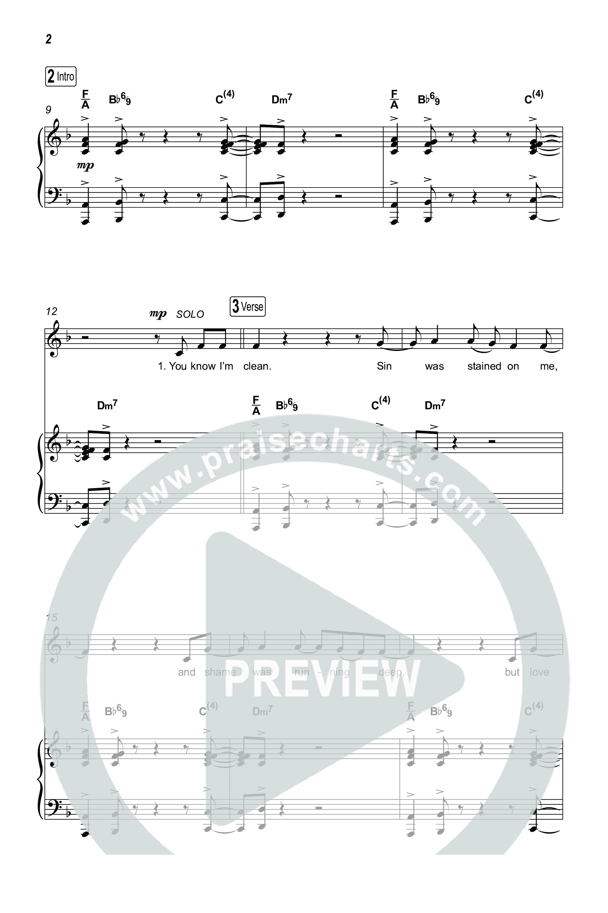 Washed (Unison/2-Part) Octavo (Uni/2-Part & Pno) (ELEVATION RHYTHM / Arr. Luke Gambill)