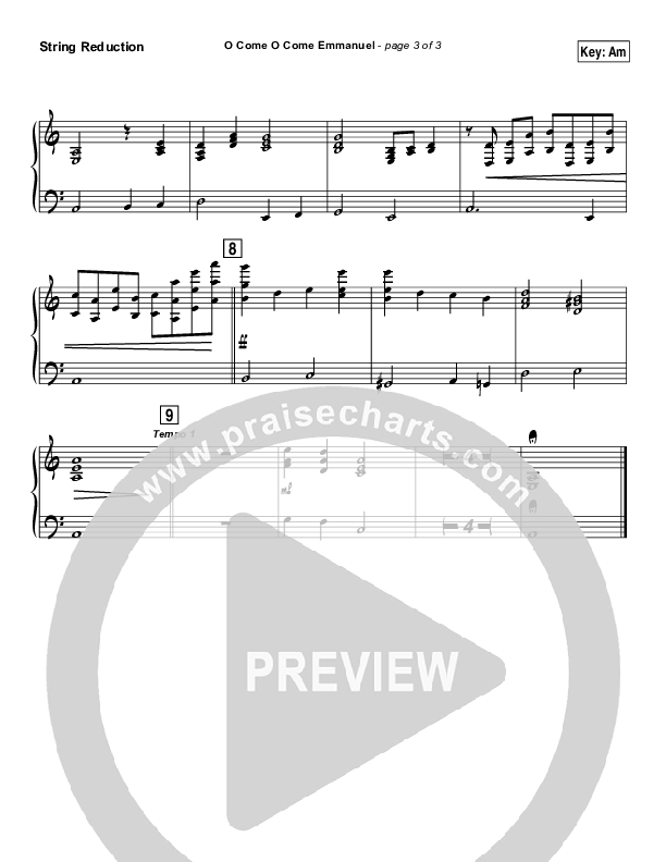 O Come O Come Emmanuel (Instrumental) Synth Strings (Casting Crowns)