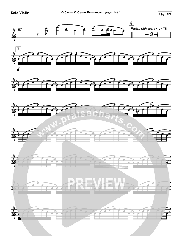 O Come O Come Emmanuel (Instrumental) Violins (Casting Crowns)