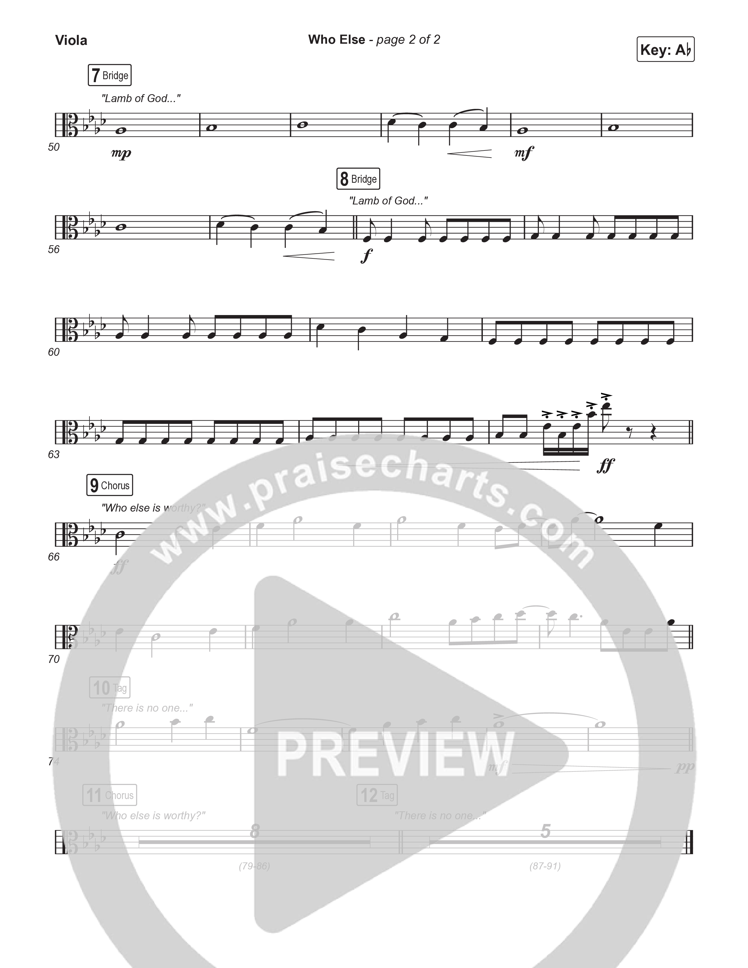 Who Else (Sing It Now) Viola (Gateway Worship / Abbie Gamboa)