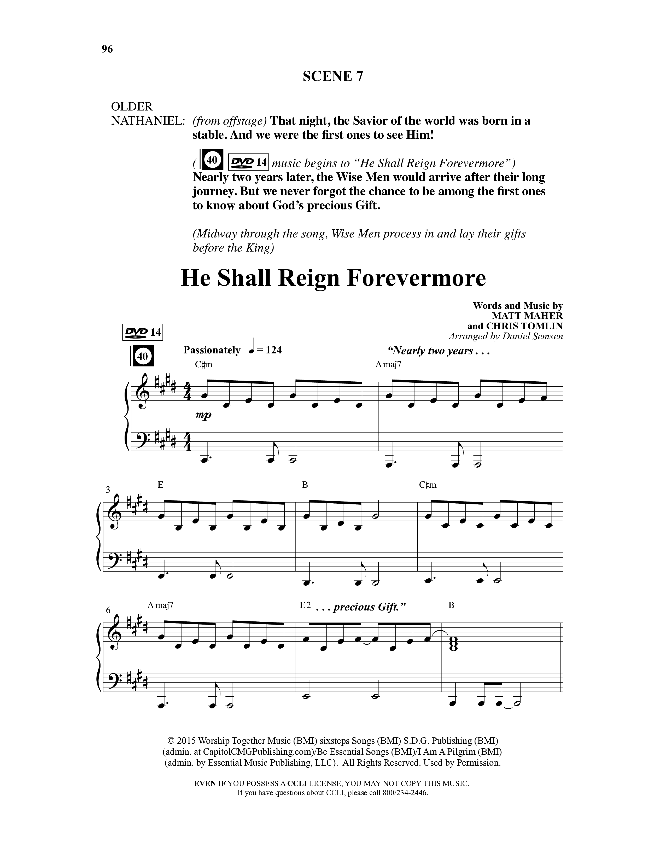 All About That Baby (14 Song Choral Collection) Song 12 (Piano SATB) (Arr. Daniel Semsen)