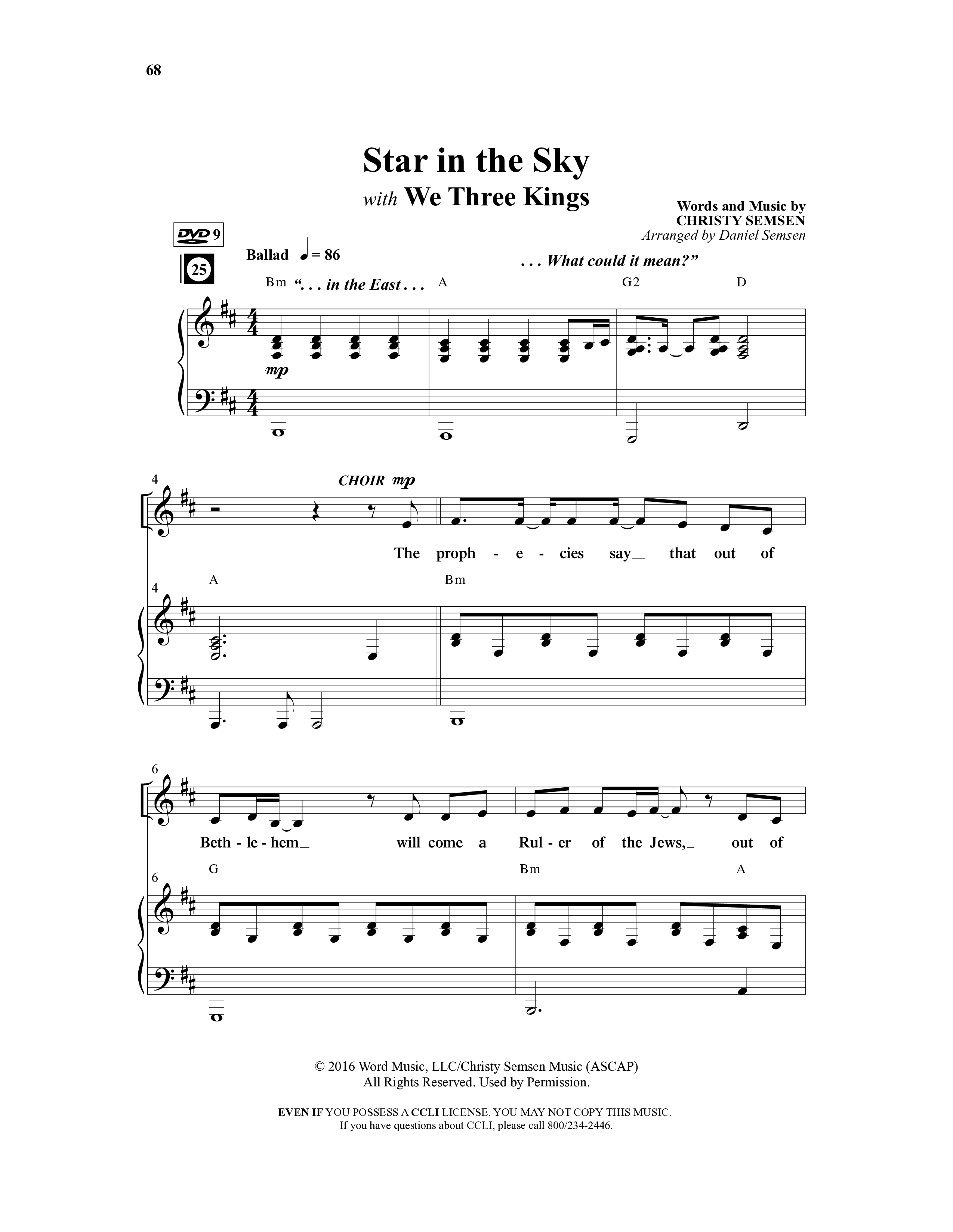 All About That Baby (14 Song Choral Collection) Song 8 (Piano SATB) (Arr. Daniel Semsen)