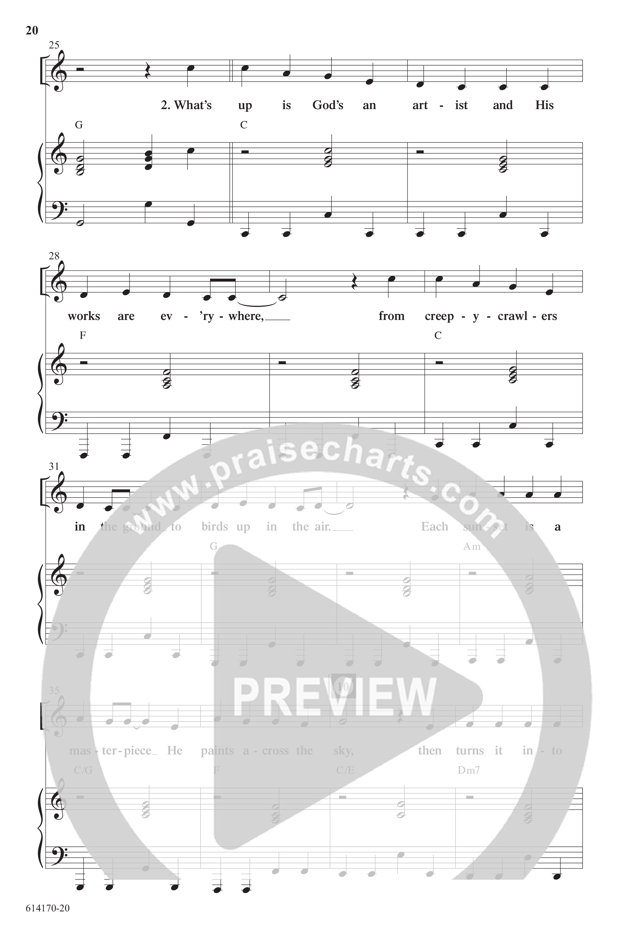 The Big Bible Idea Group (7 Song Choral Collection) Song 3 (Piano SATB) (Arr. Gina Boe)