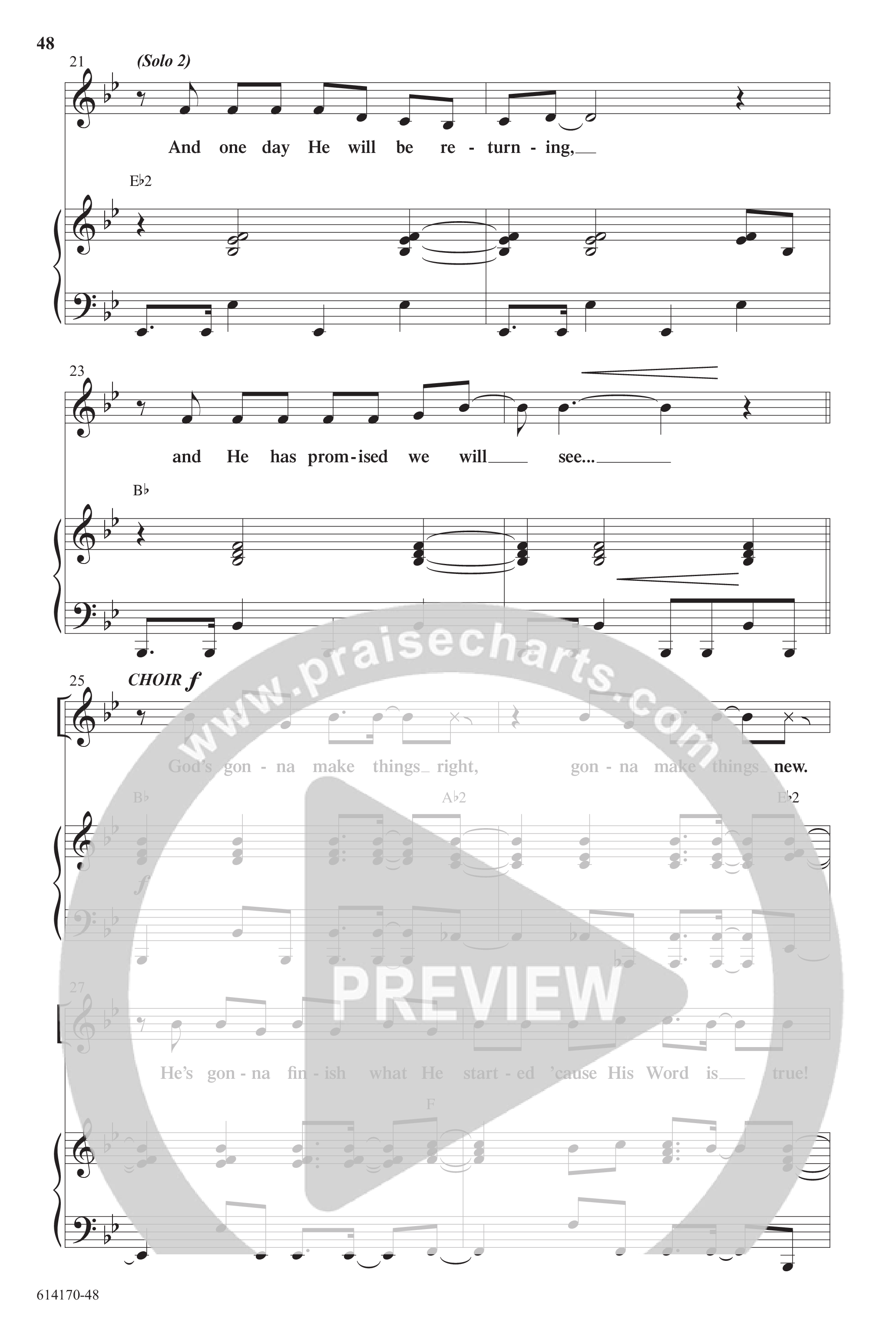 The Big Bible Idea Group (7 Song Choral Collection) Song 6 (Piano SATB) (Arr. Gina Boe)