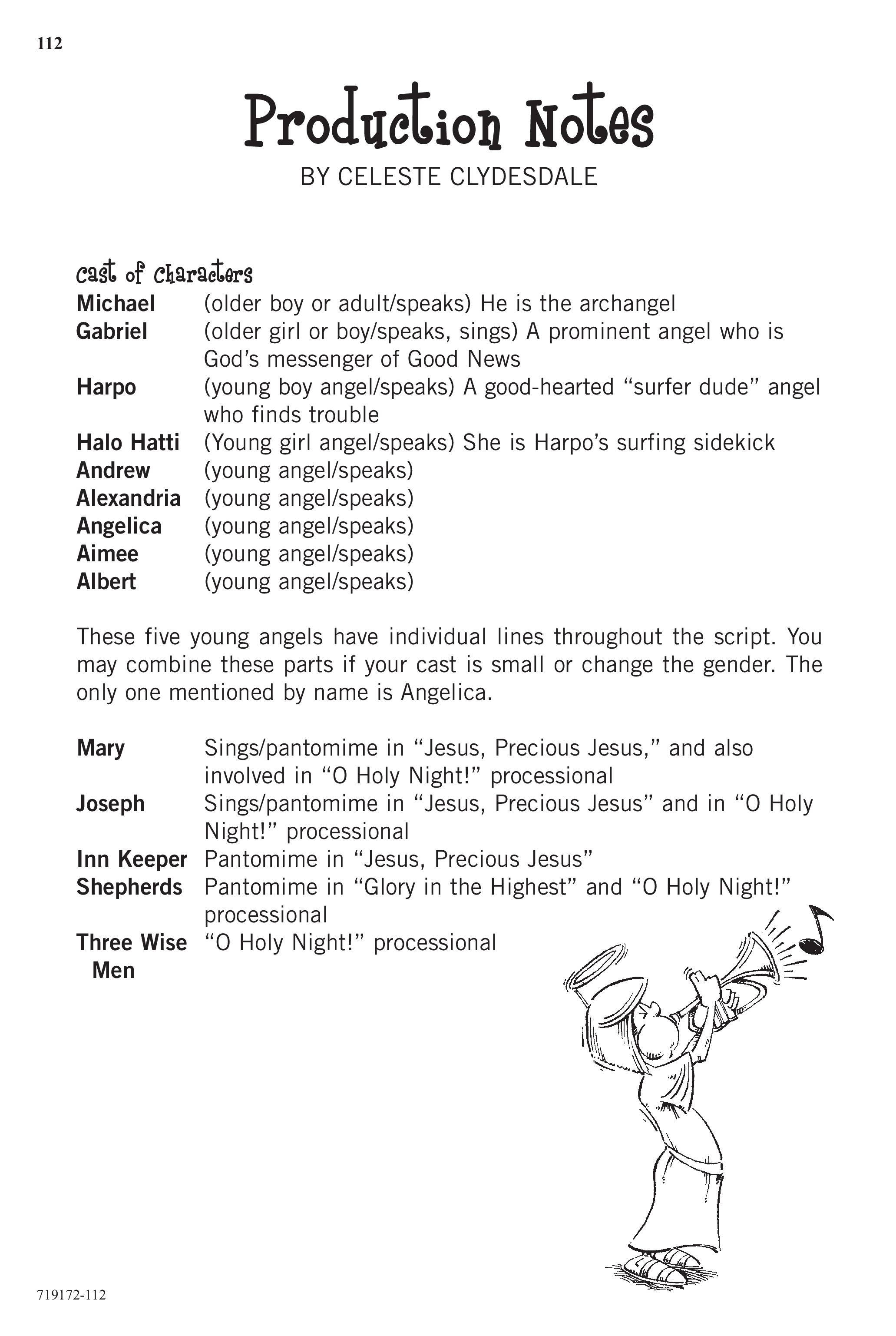 Angel Alert (11 Song Choral Collection) Song 12 (Piano SATB) (Arr. David Clydesdale)