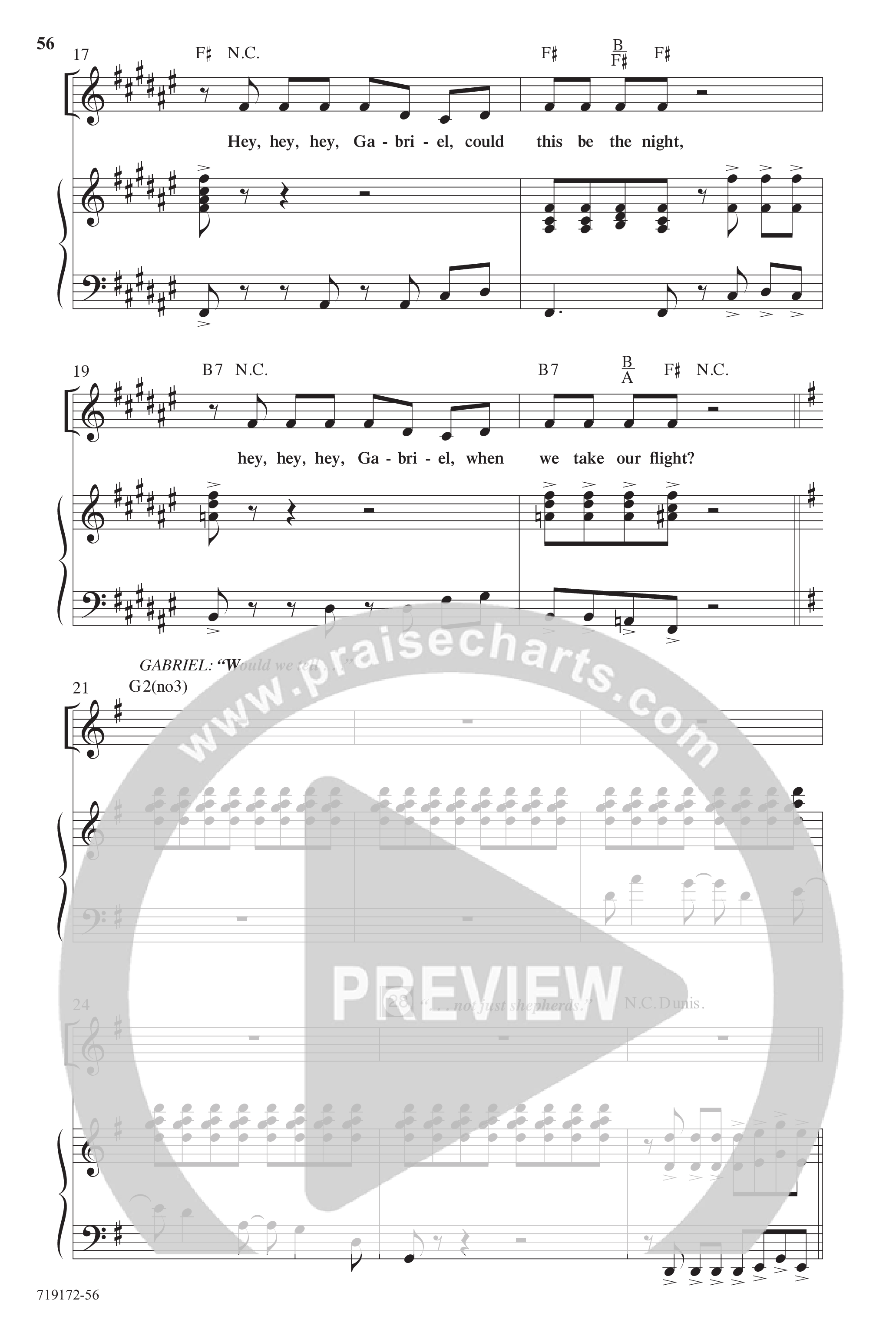 Angel Alert (11 Song Choral Collection) Song 5 (Piano SATB) (Arr. David Clydesdale)