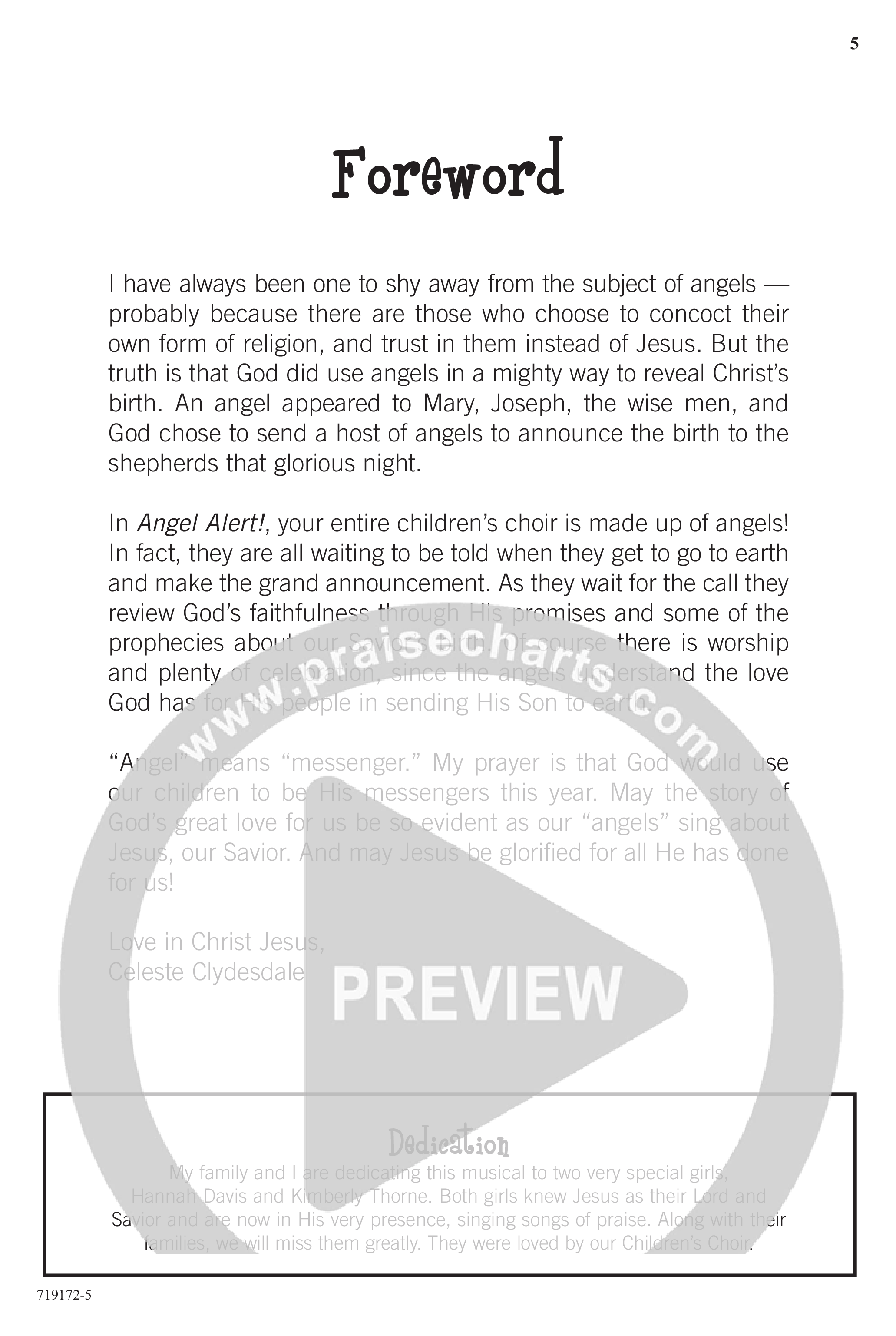 Angel Alert (11 Song Choral Collection) Choral Book (Arr. David Clydesdale)