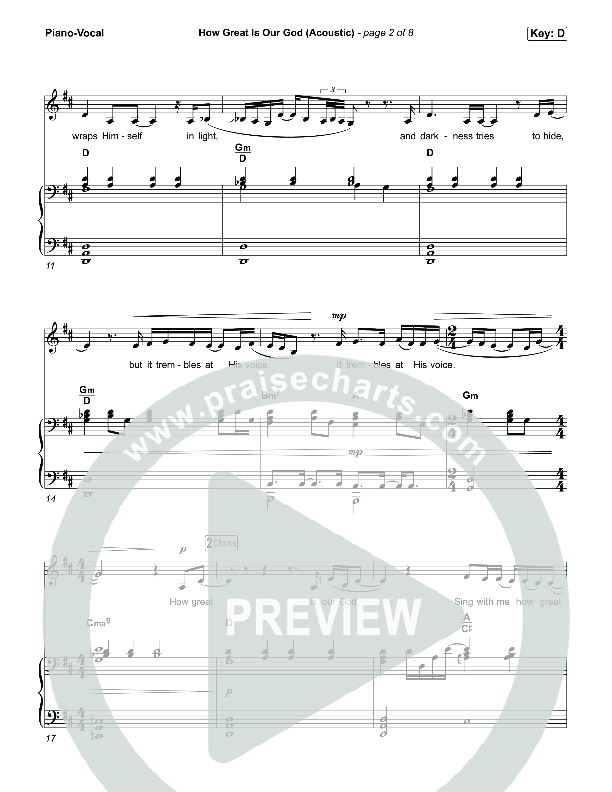How Great Is Our God (Acoustic) Piano/Vocal Pack (Clark Beckham)