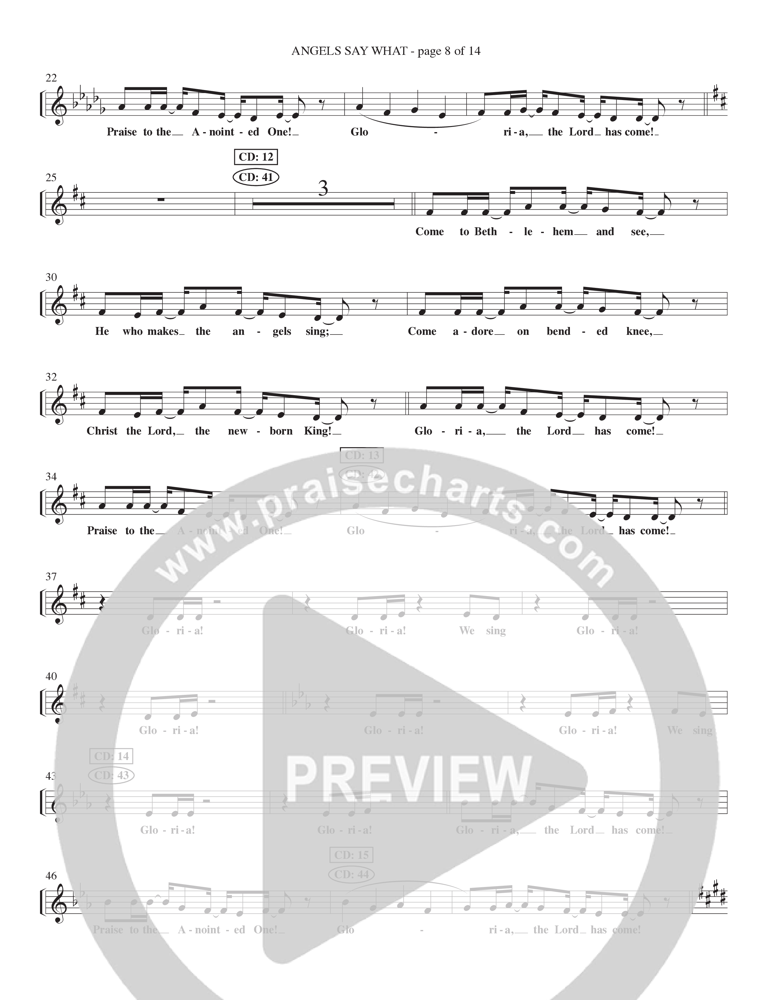 Angels Say What (5 Song Choral Collection) Song 3 (Piano SATB) (Lillenas Choral / Lillenas Kids / Arr. Nick Robertson)