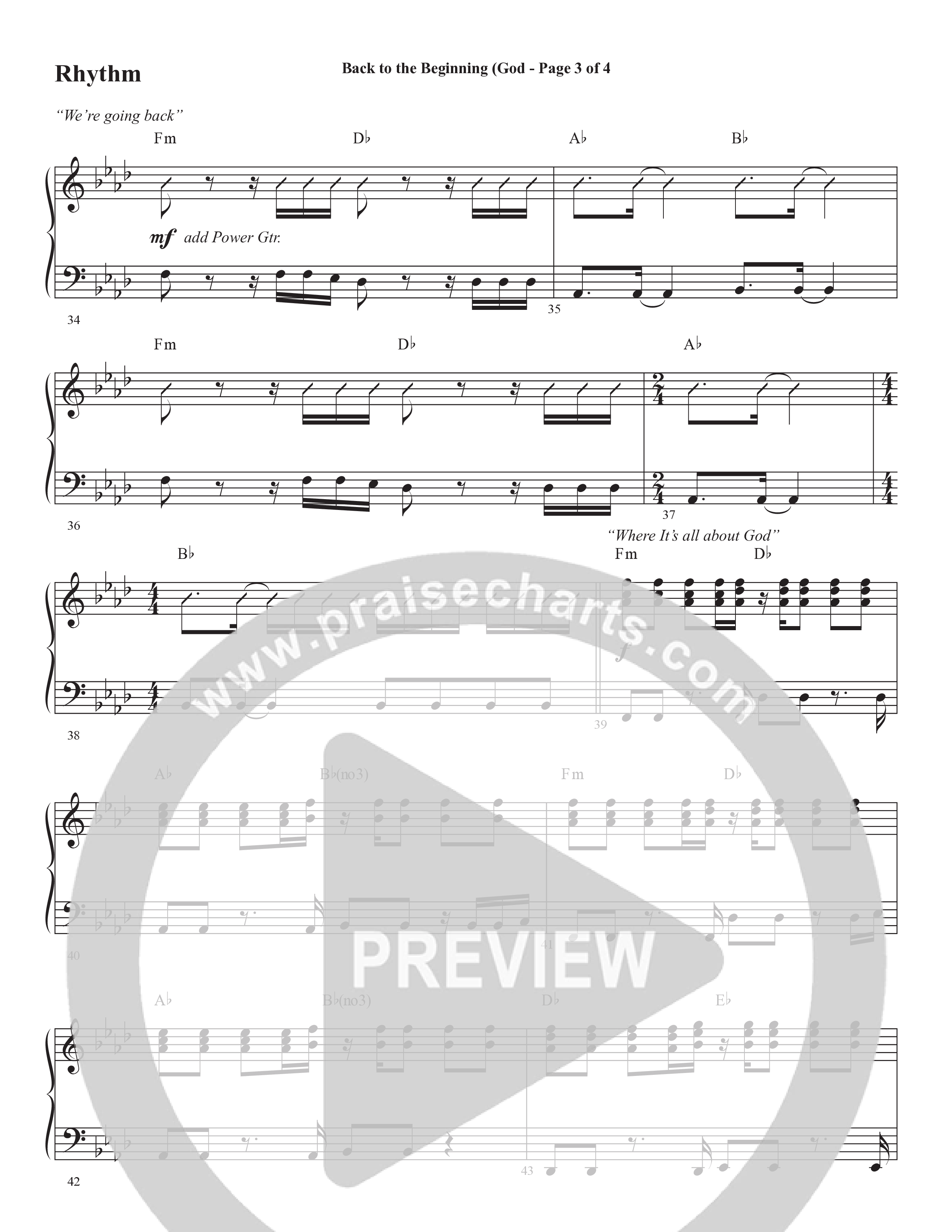 Back To The Beginning (9 Song Choral Collection) Rhythm Collection (Arr. Daniel Semsen)