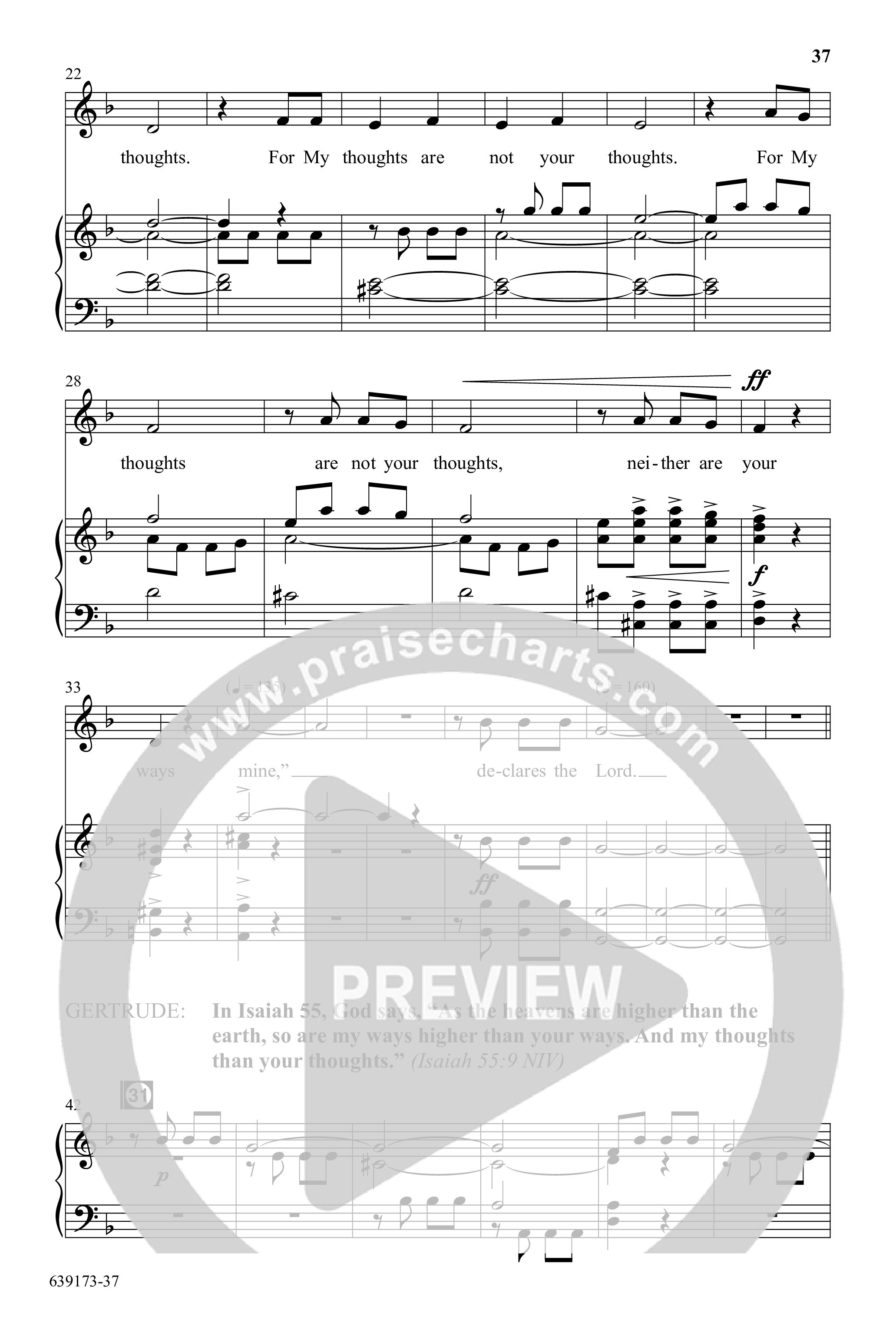 Back To The Beginning (9 Song Choral Collection) Song 4 (Piano SATB) (Arr. Daniel Semsen)