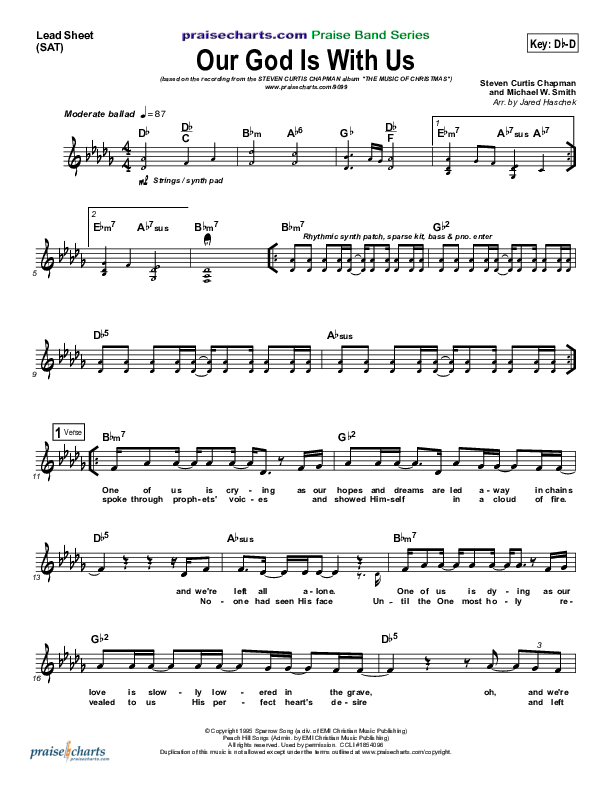 Our God Is With Us Lead (SAT) (Steven Curtis Chapman)