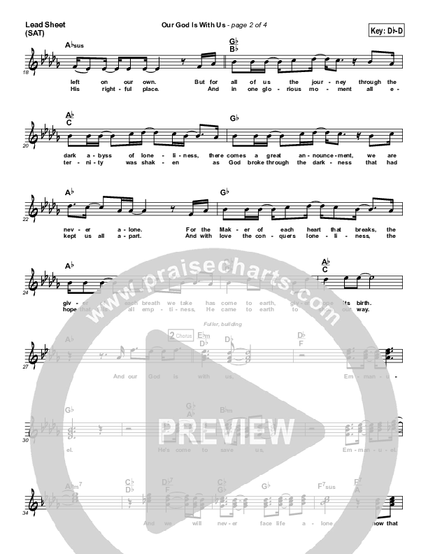 Our God Is With Us Lead (SAT) (Steven Curtis Chapman)