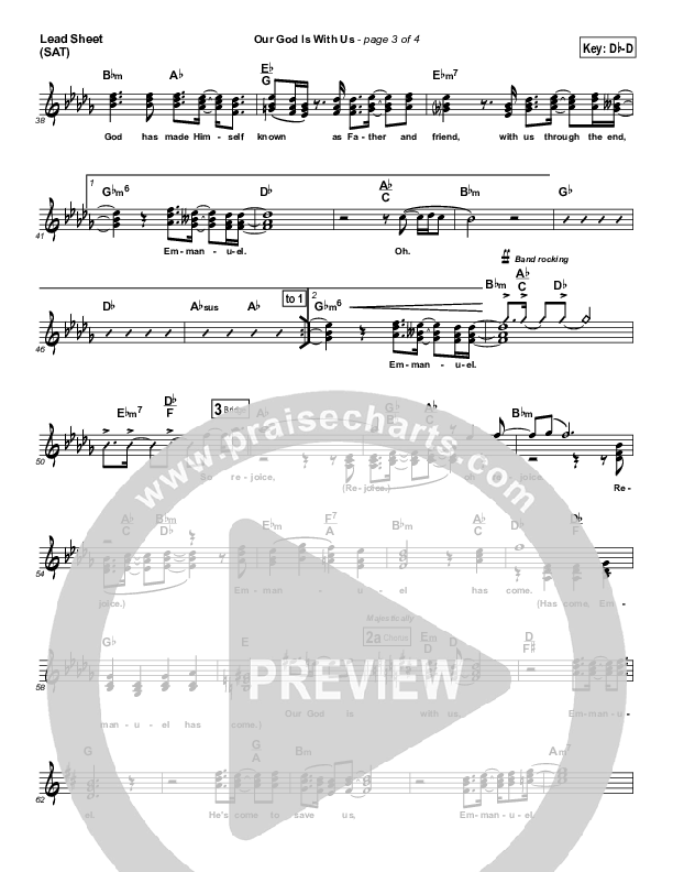 Our God Is With Us Lead (SAT) (Steven Curtis Chapman)