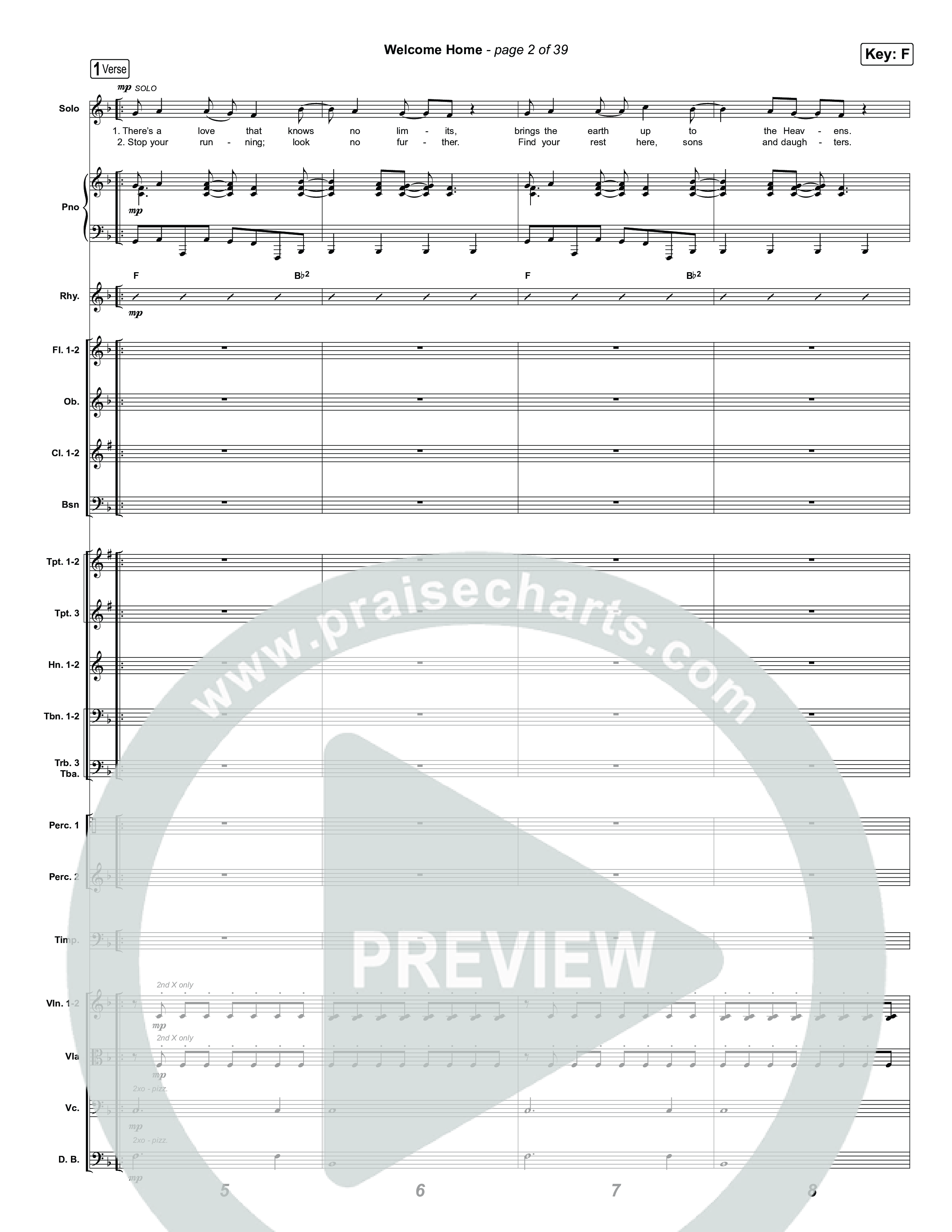 Welcome Home Orchestration (ELEVATION RHYTHM / SEU Worship)