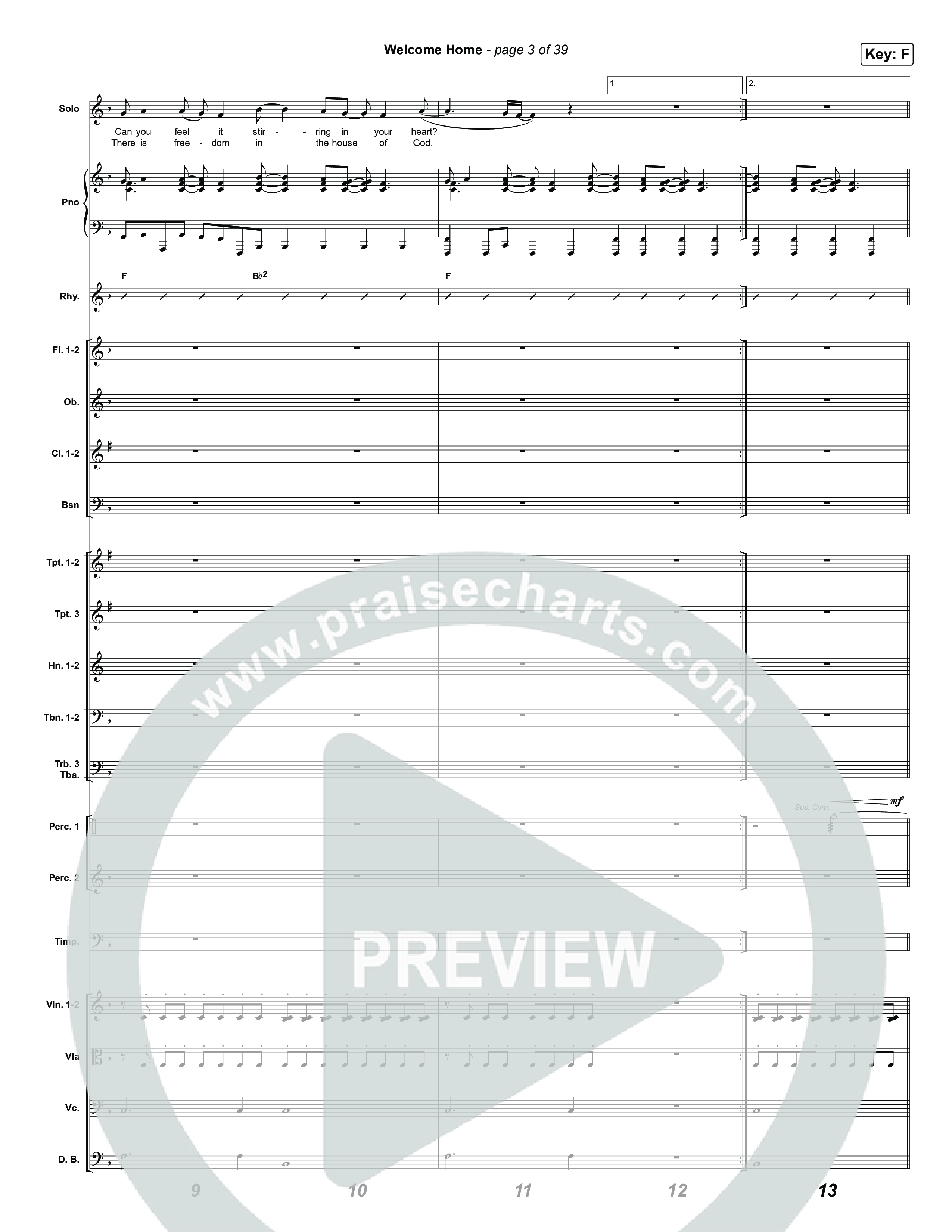 Welcome Home Orchestration (ELEVATION RHYTHM / SEU Worship)